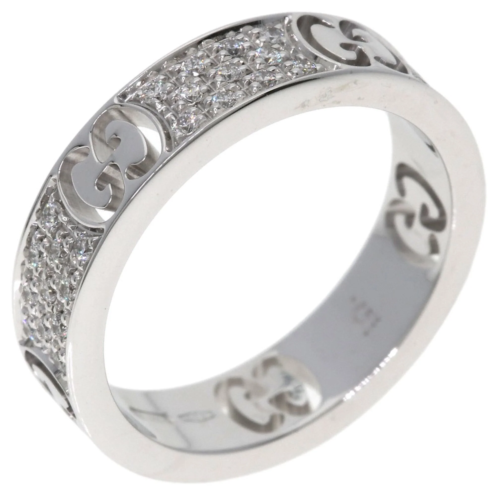 Icon Band Ring 18K White Gold - Image 2