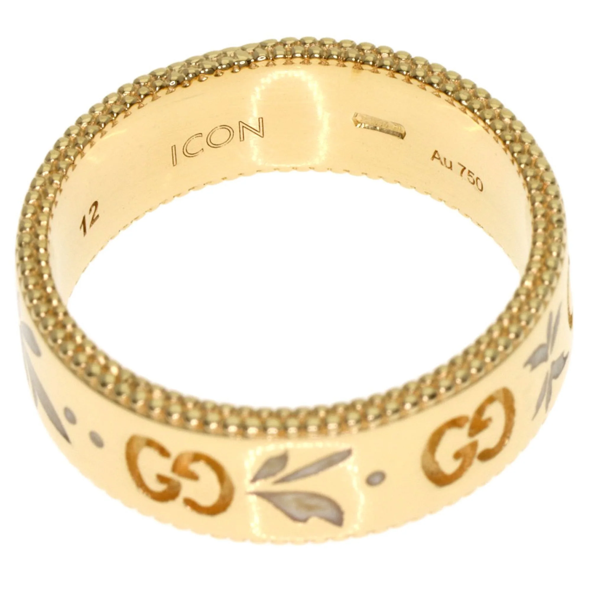 Icon Band Ring 18K Yellow Gold - Image 4