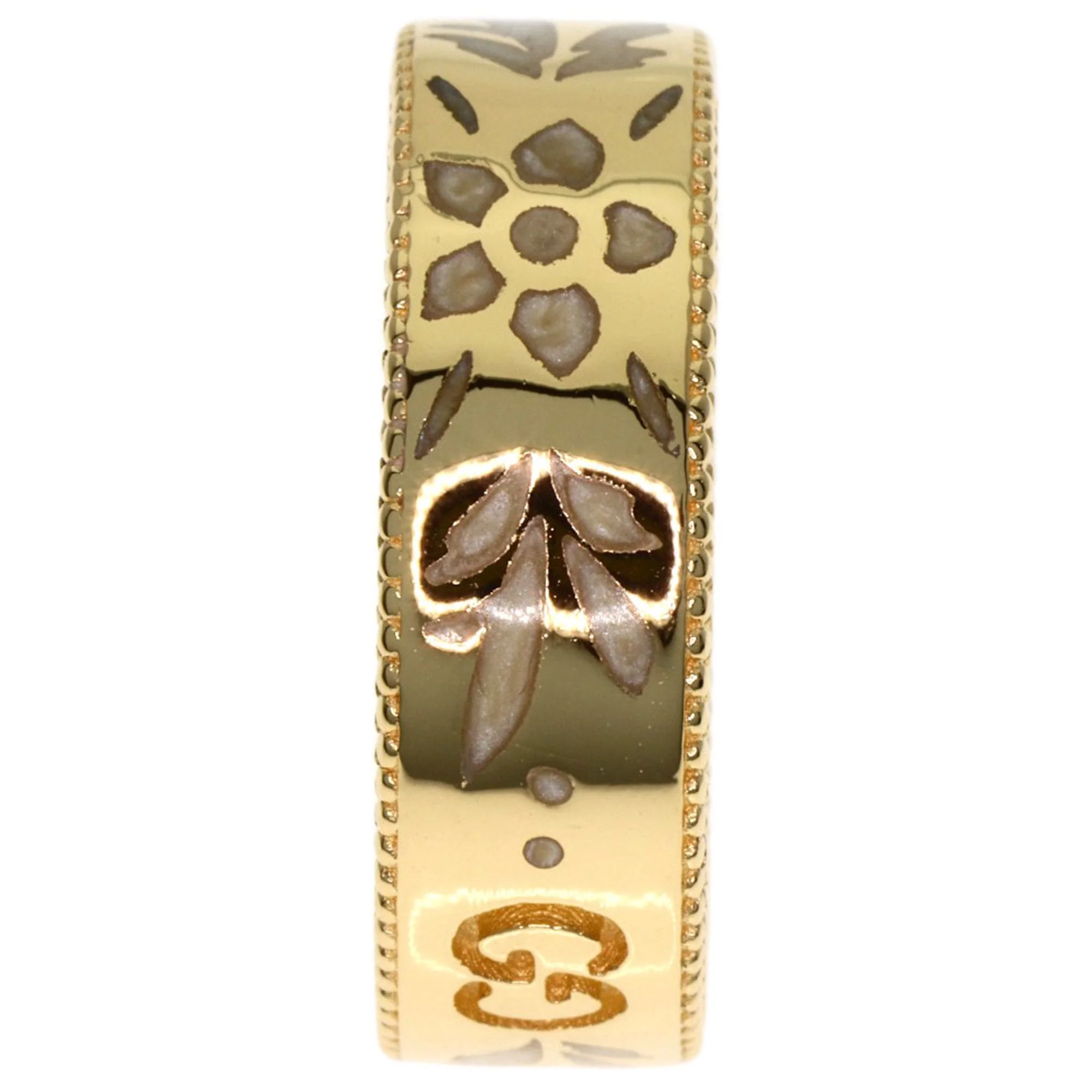 Icon Band Ring 18K Yellow Gold - Image 9