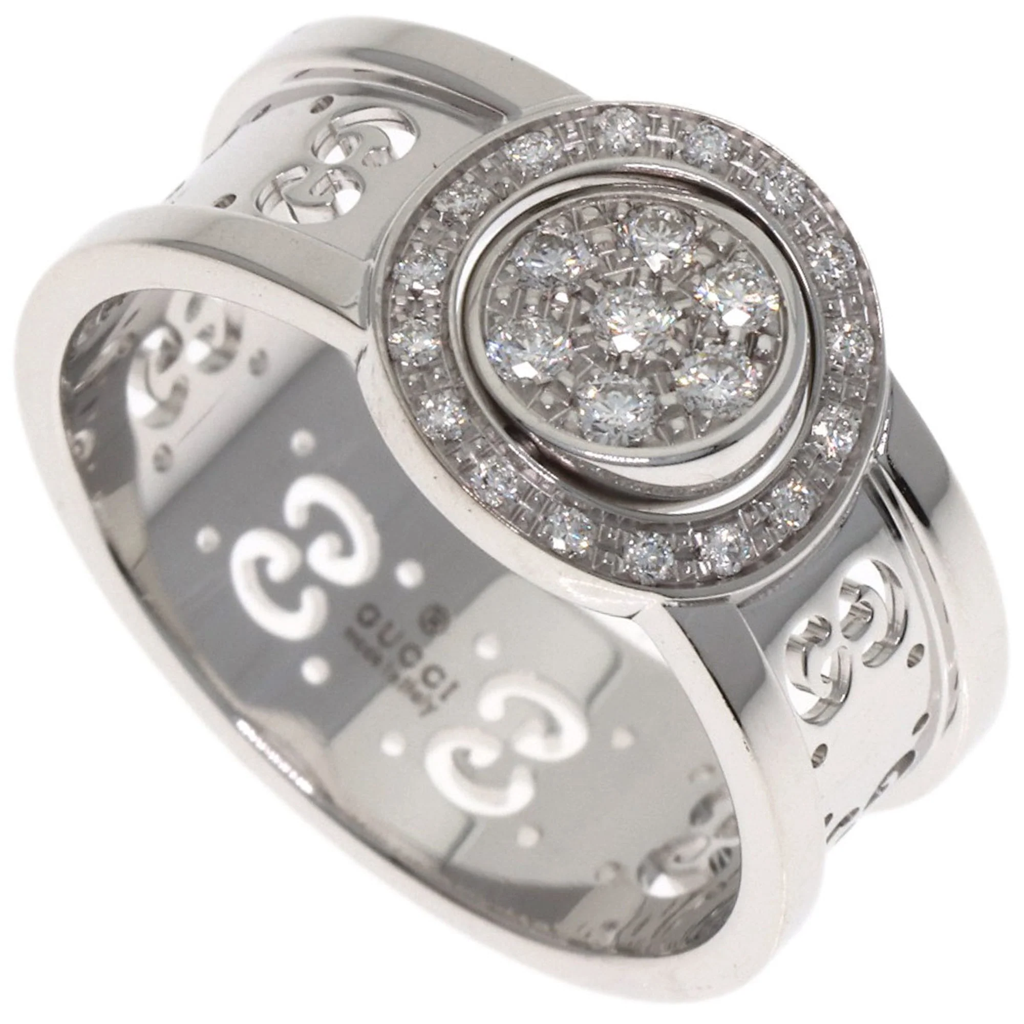 Icon Ring 18K White Gold with Diamond