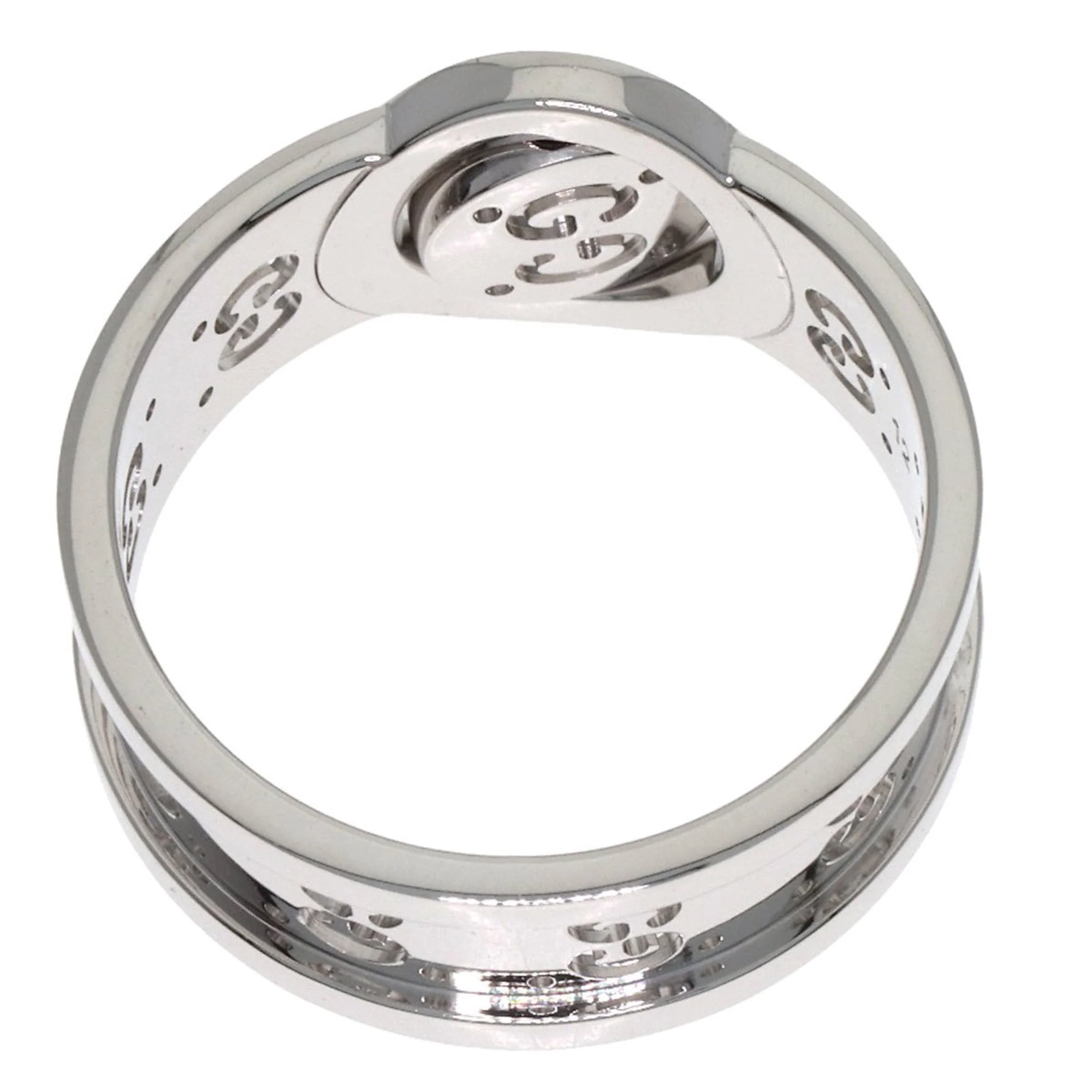 Icon Ring 18K White Gold with Diamond - Image 4