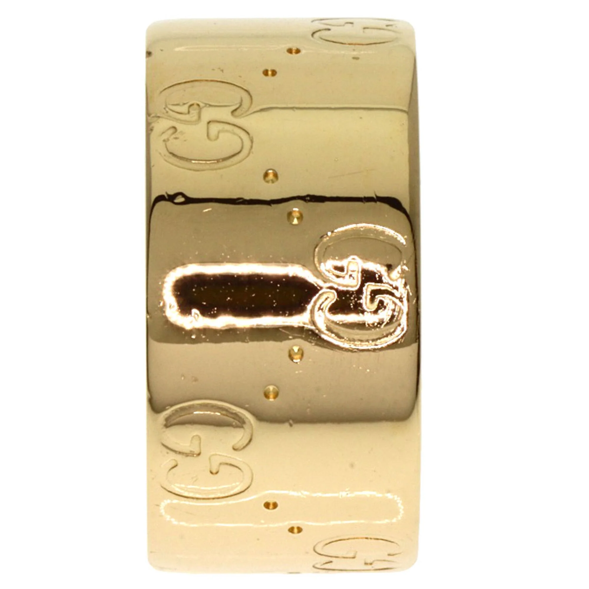 Icon Wide Ring 18K Yellow Gold - Image 3