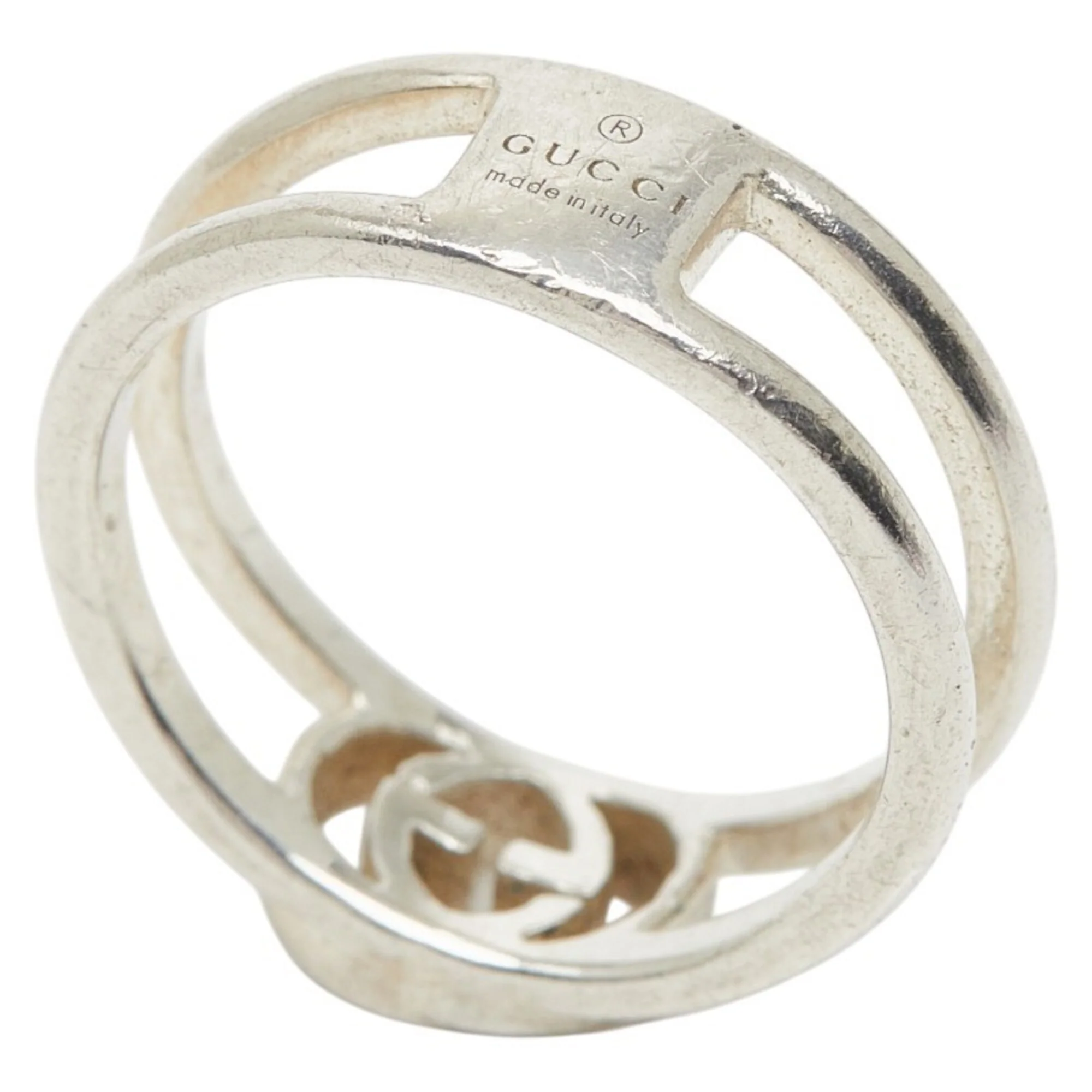 Interlocking G Band Ring Sterling Silver - Image 5