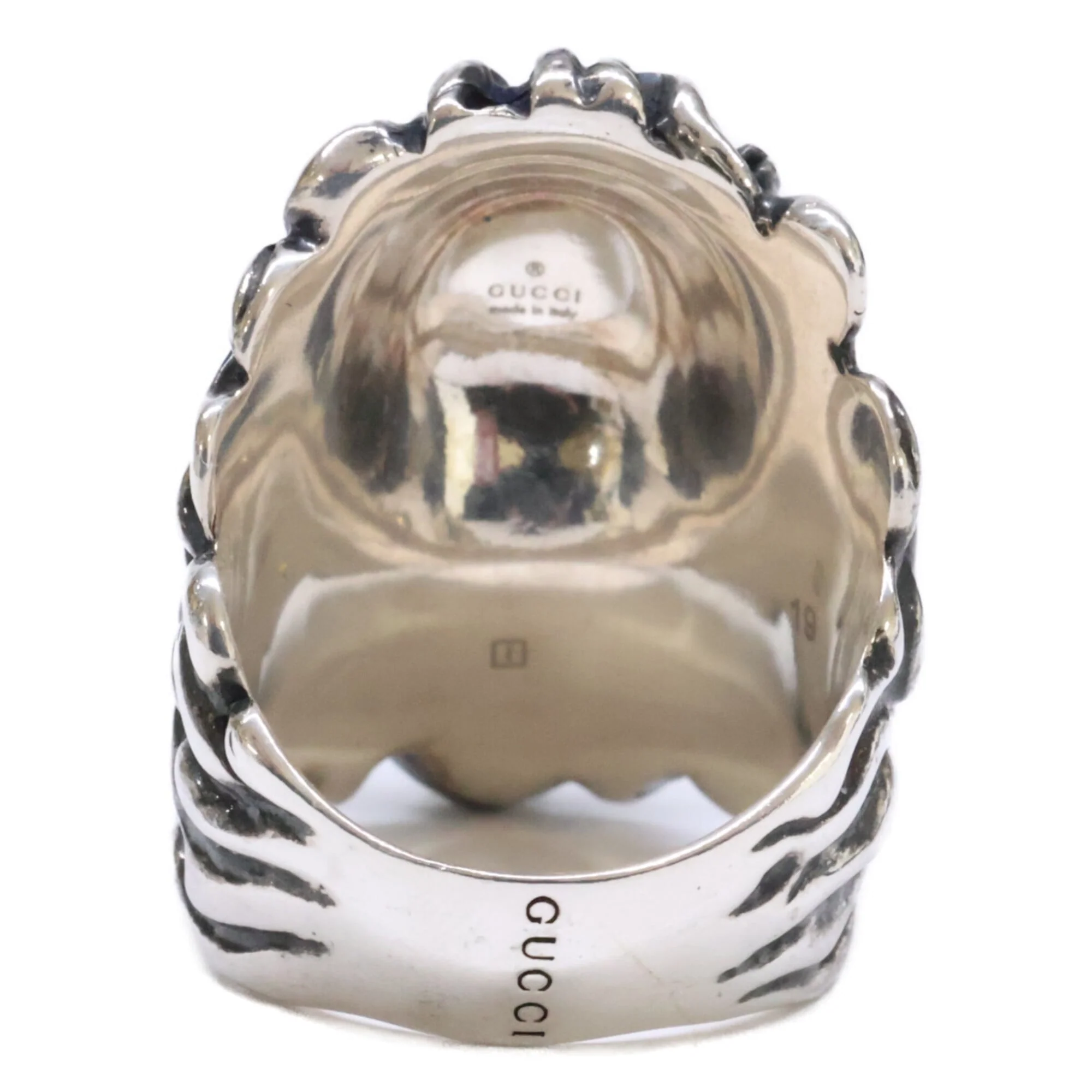 Lion Head Ring Metal With Color Stone - Image 3