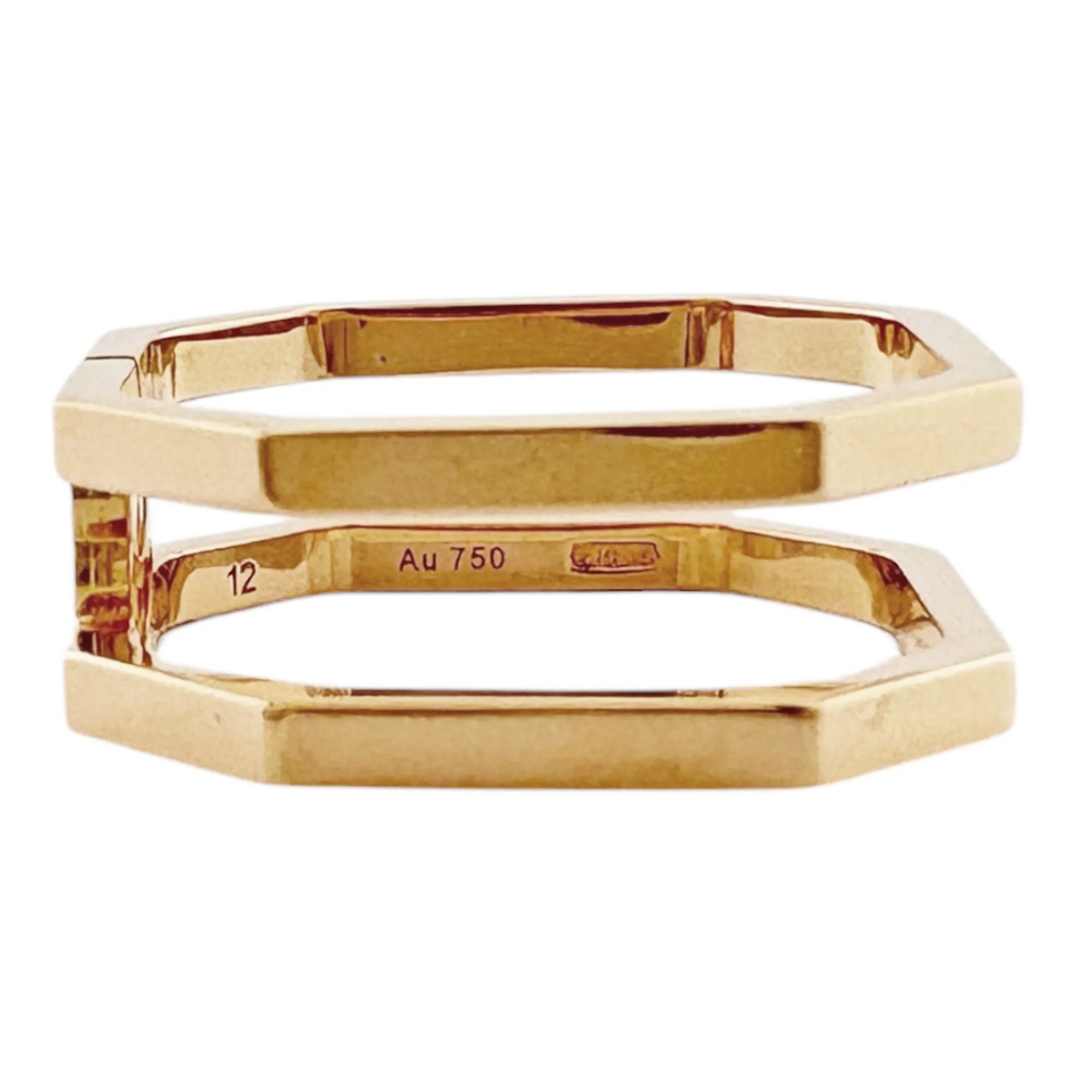 Octagonal Ring 18K Rose Gold - Image 4