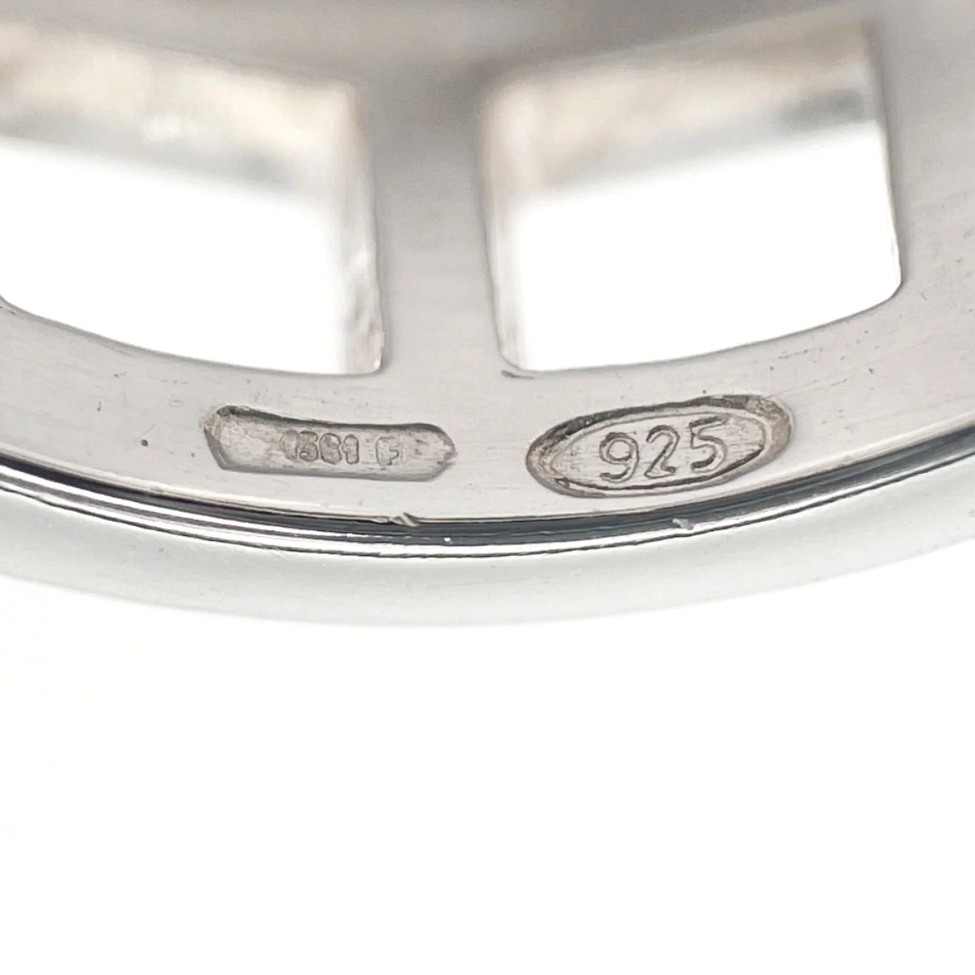 Open Square Ring Sterling Silver - Image 4
