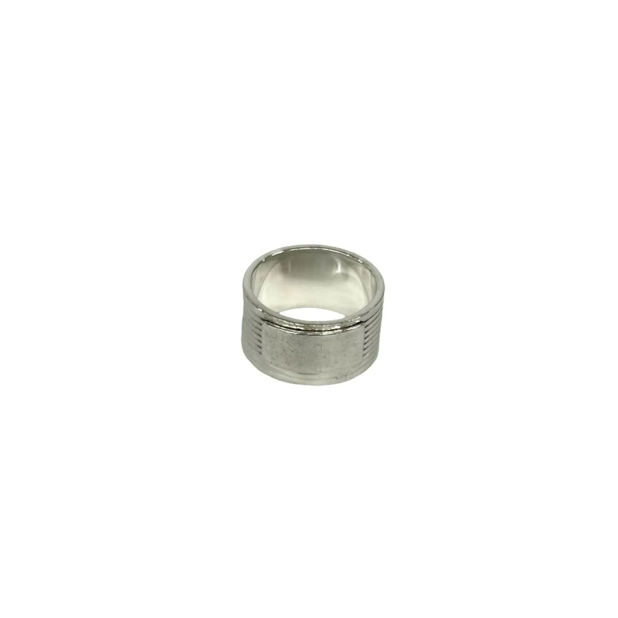 Rib Design Ring Sterling Silver