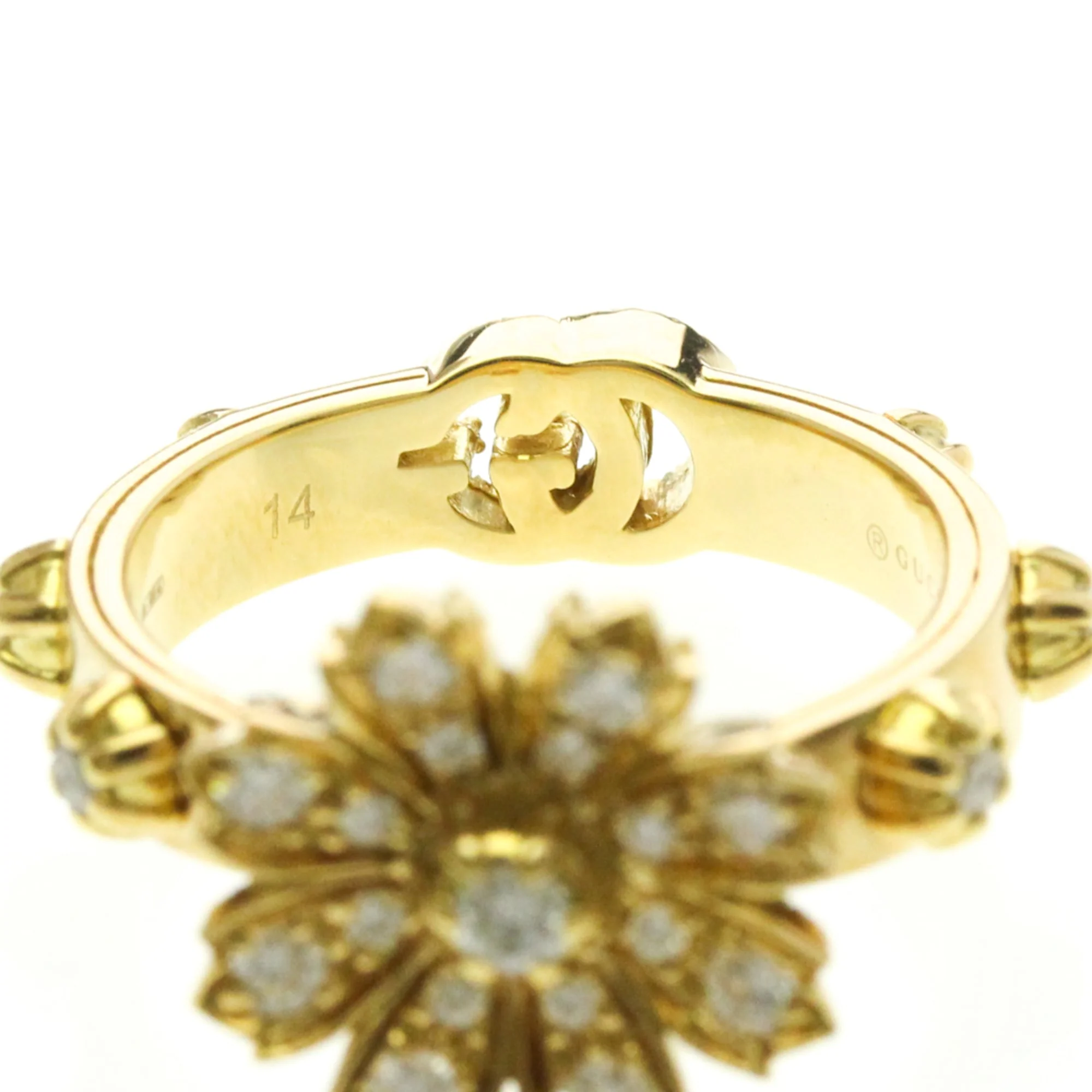 Ring 18K Yellow Gold and Diamond - Image 6