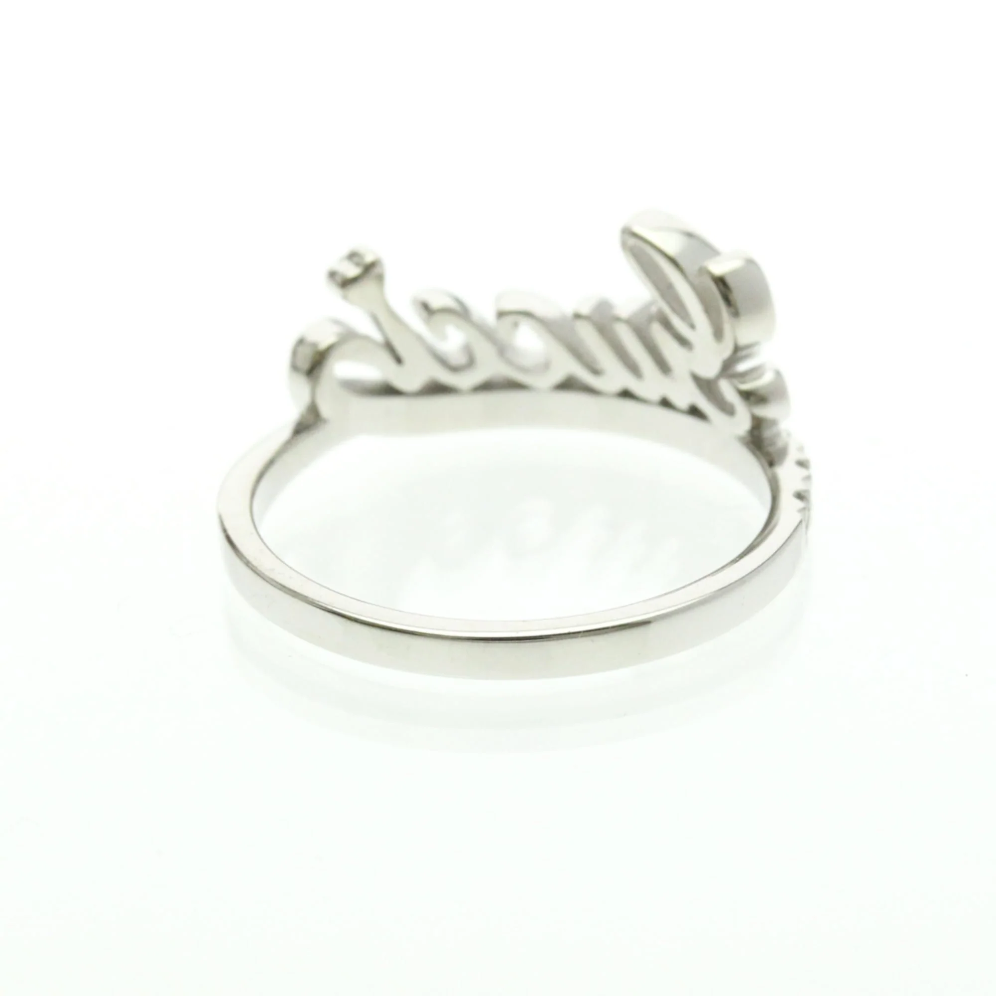 Signature Ring 18K White Gold With Diamond - Image 3