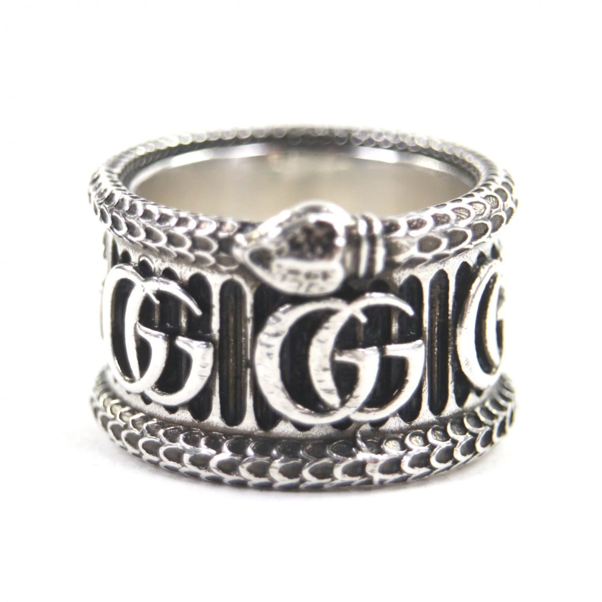 Snake Double G Ring Sterling Silver - Image 3
