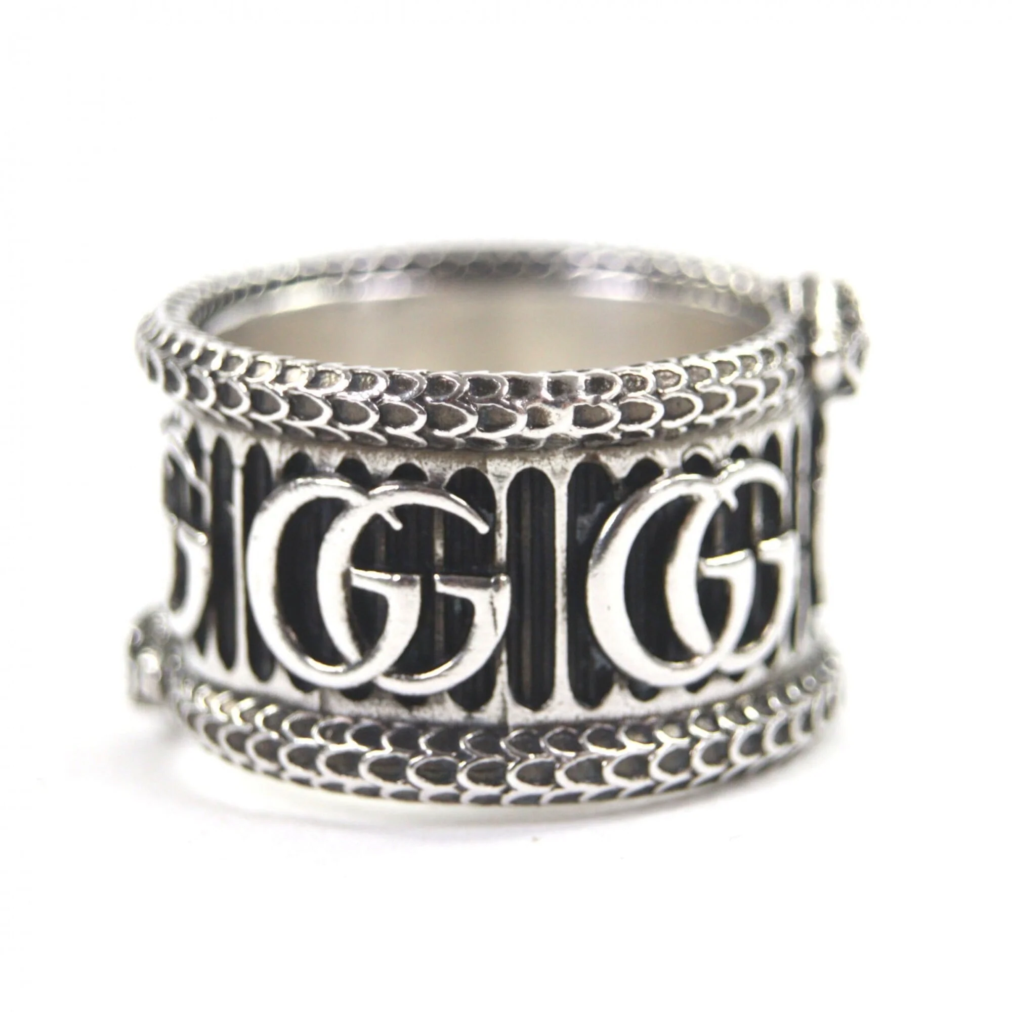 Snake Double G Ring Sterling Silver - Image 6