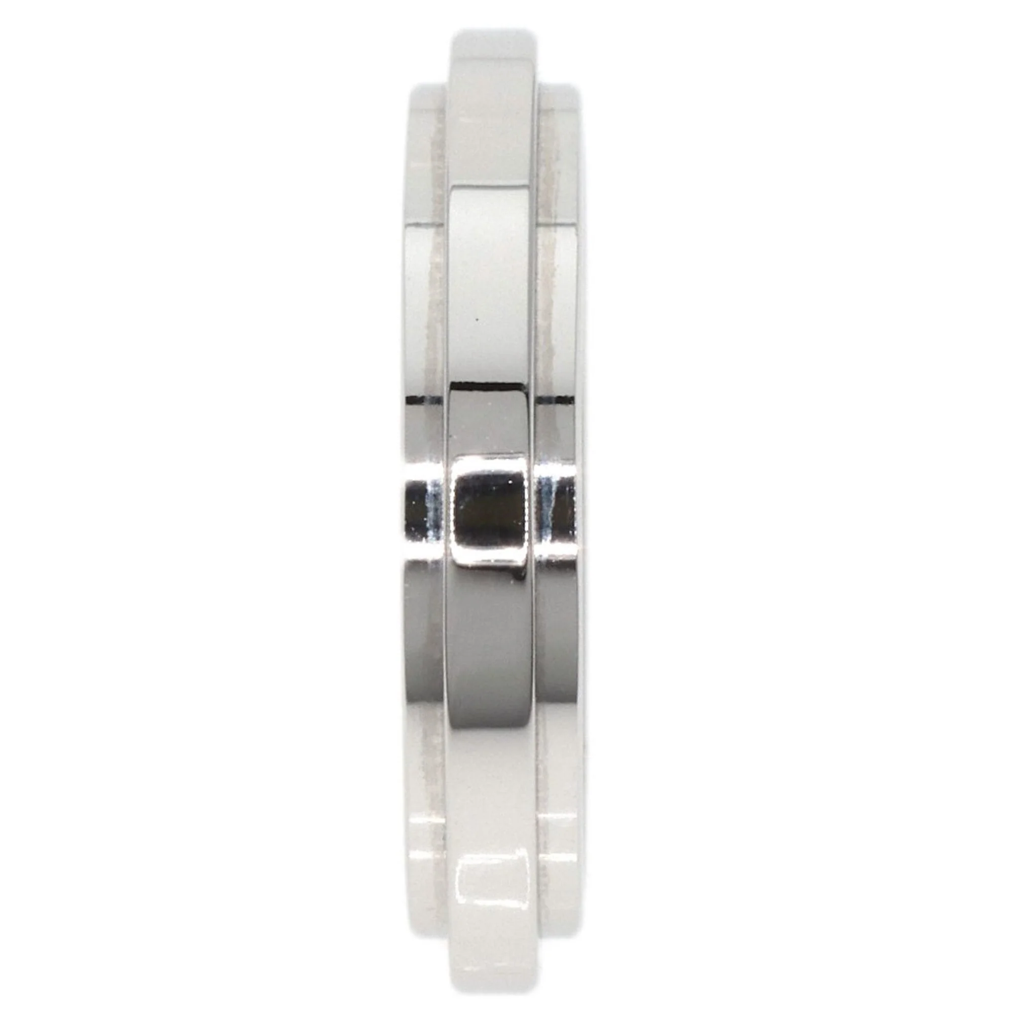 Straight Rough Ring 18K White Gold - Image 3