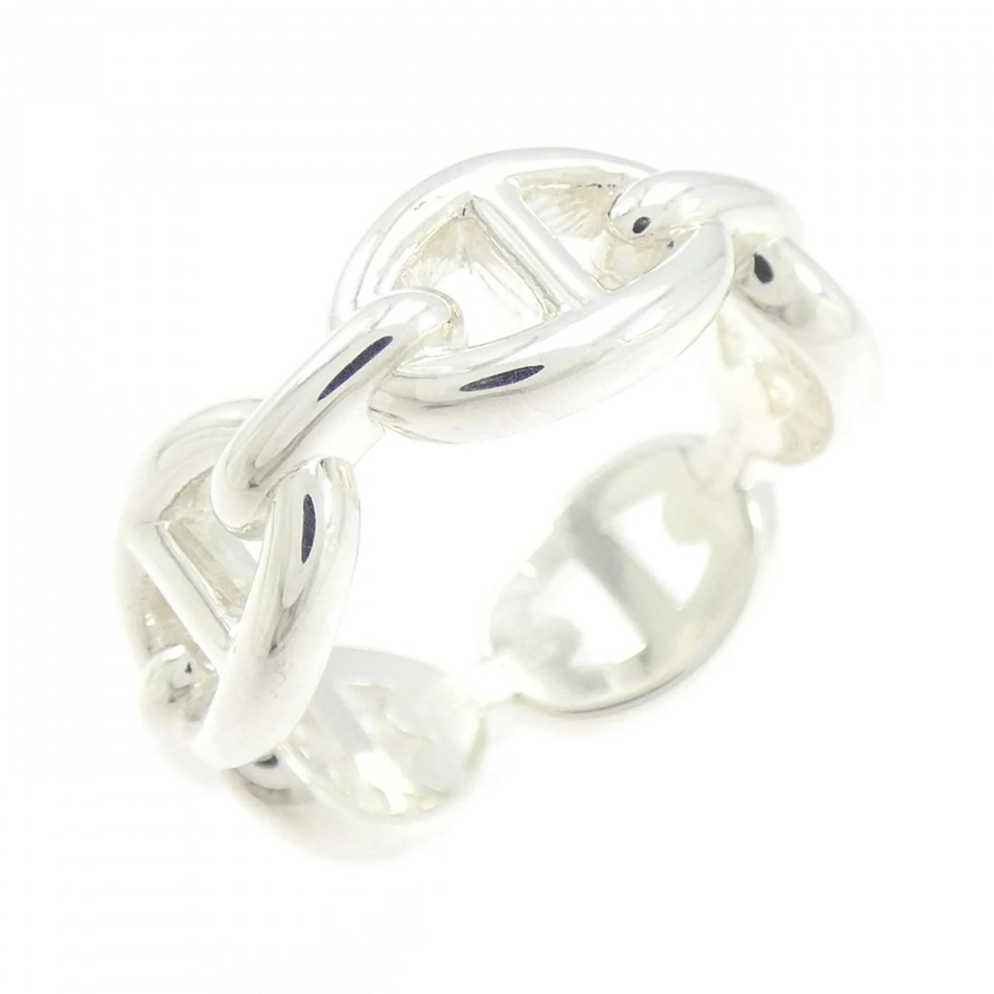 Chaine d'Ancre Enchainée Ring Sterling Silver