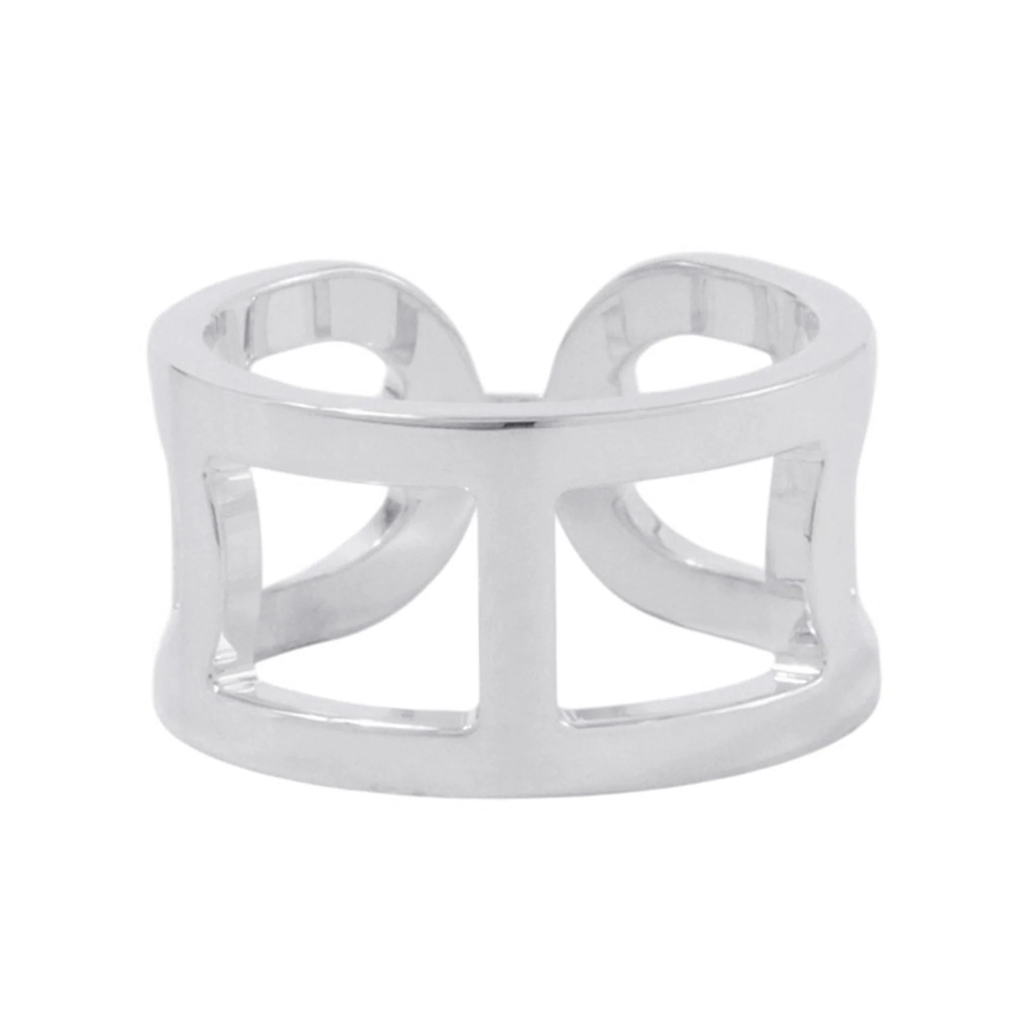 Ever Chaine d'Ancre Band Ring Sterling Silver Medium - Image 3