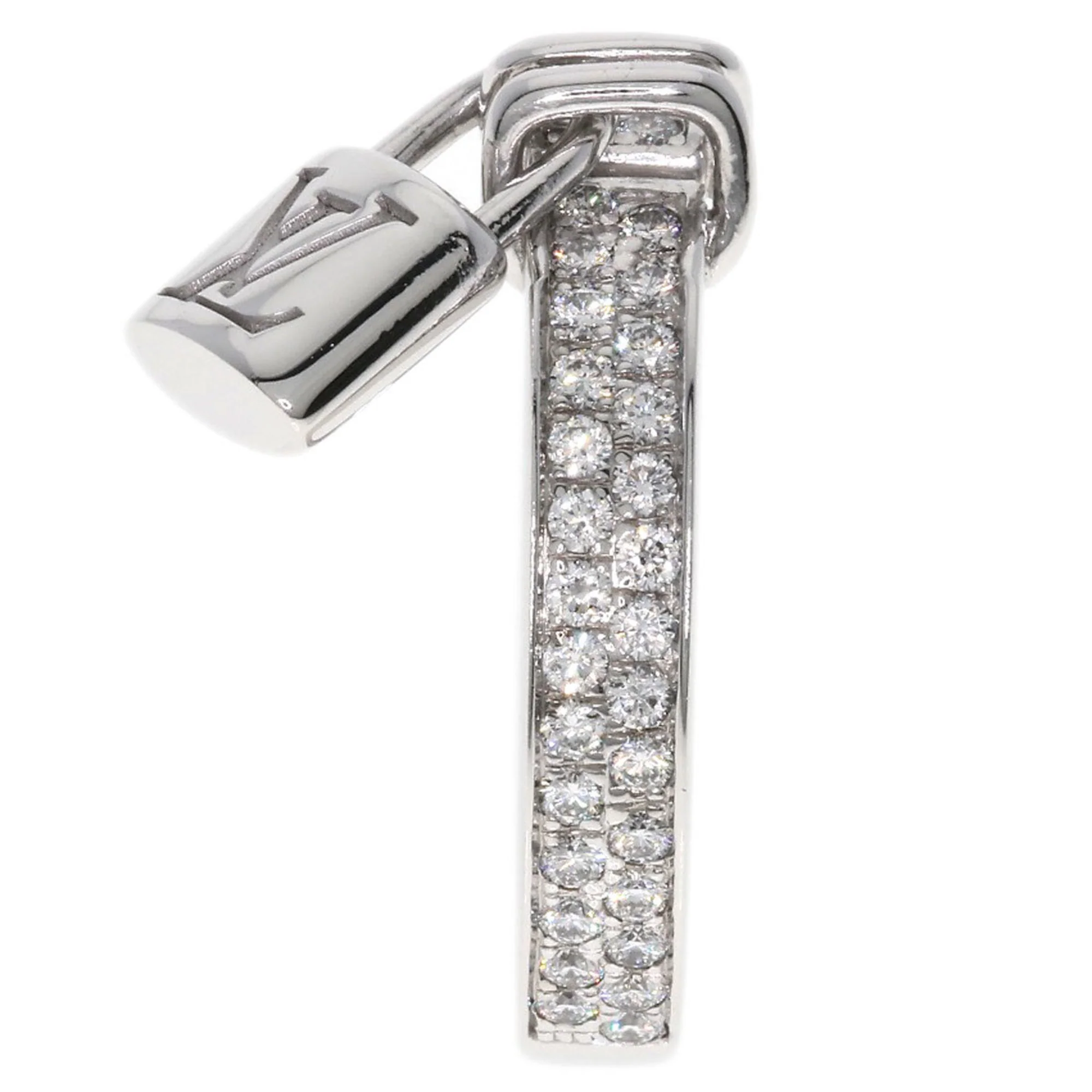 Band Ring 18K White Gold with Diamond - Image 3