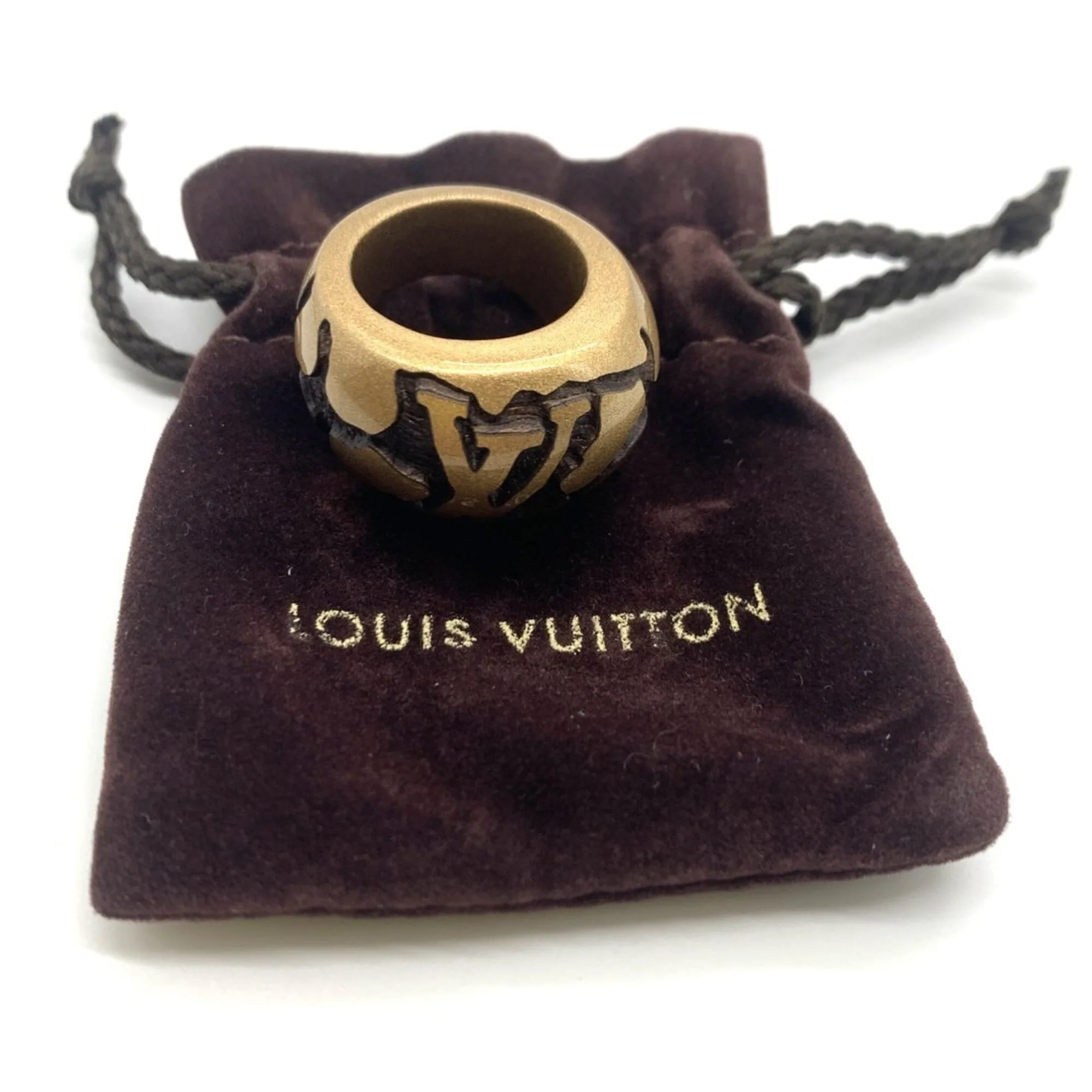 Band Ring Wood Metallic - Image 4