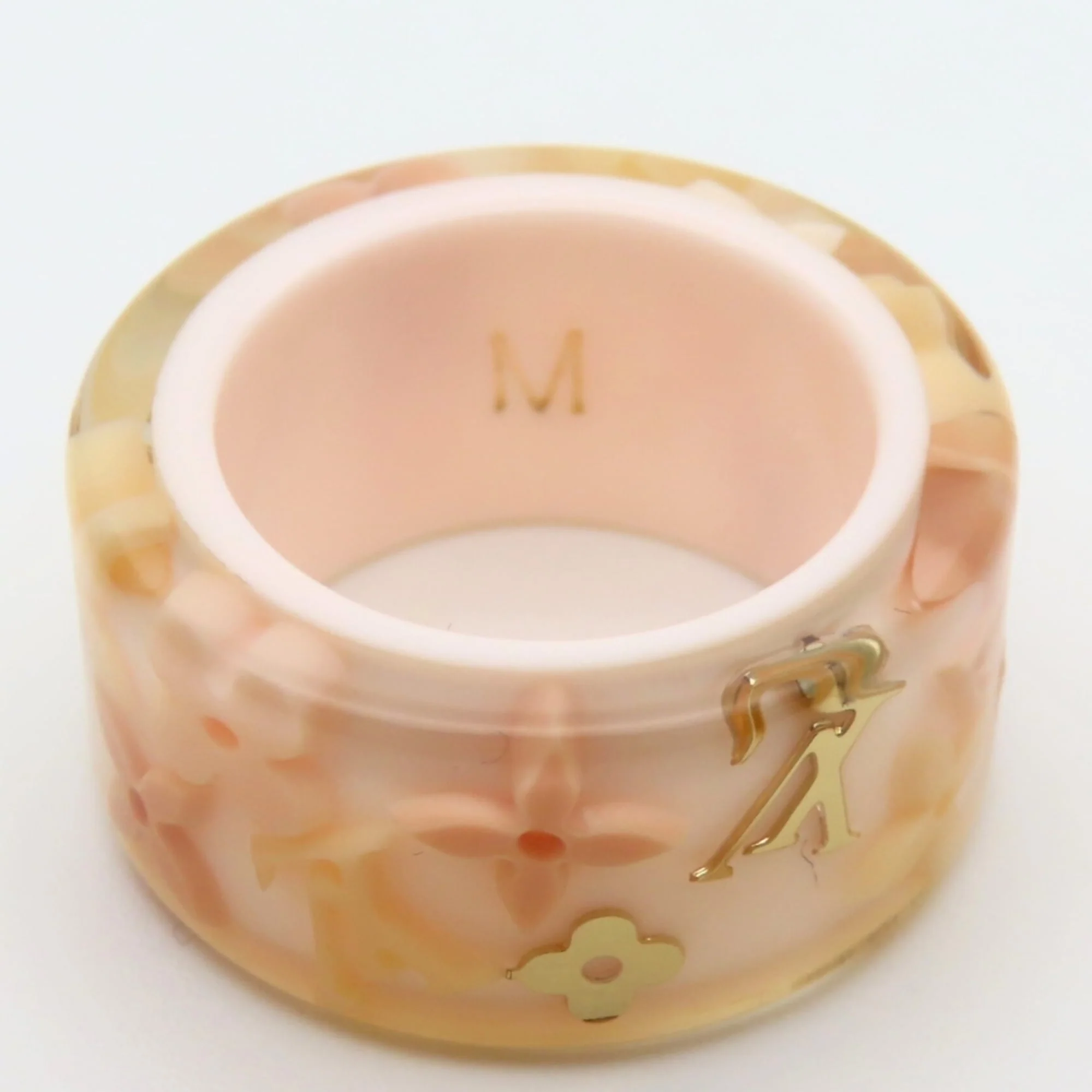 Berg Farandole Ring Monogram and Resin - Image 7