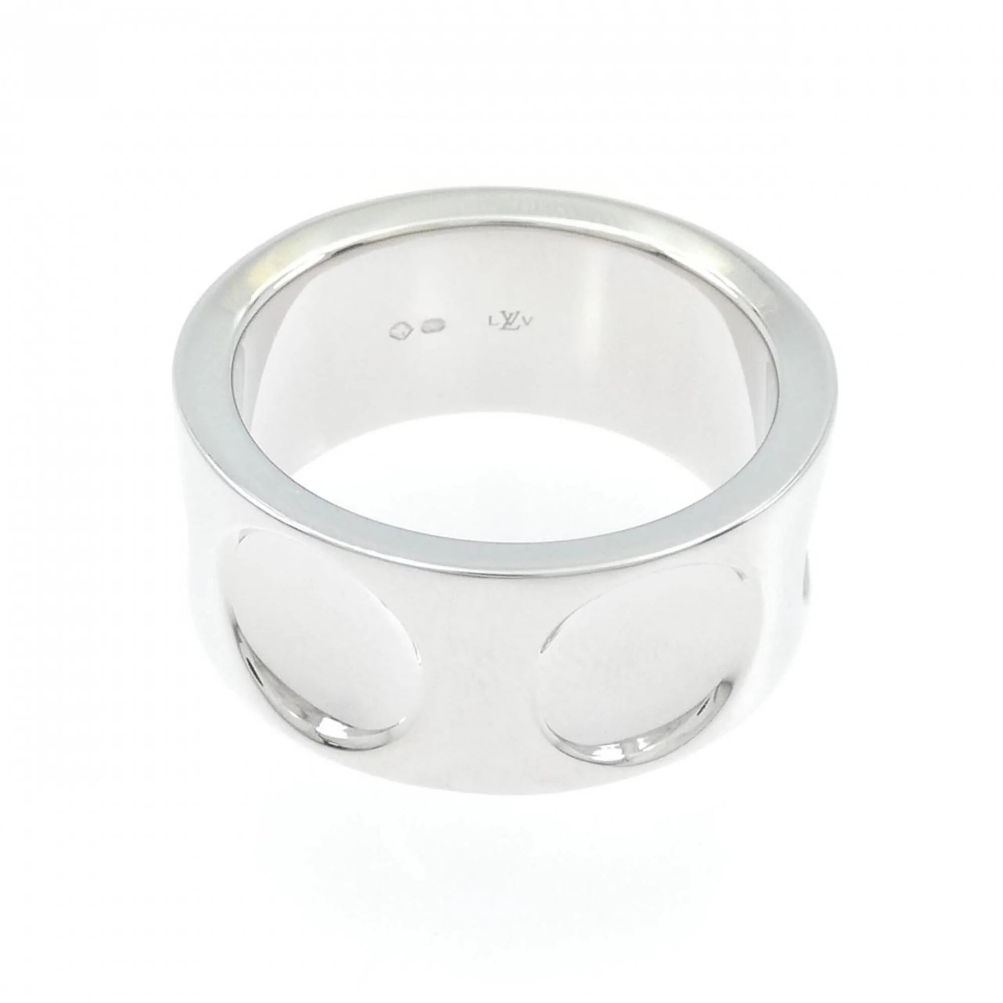 Petite Bague Empreinte Ring 18K White Gold - Image 3