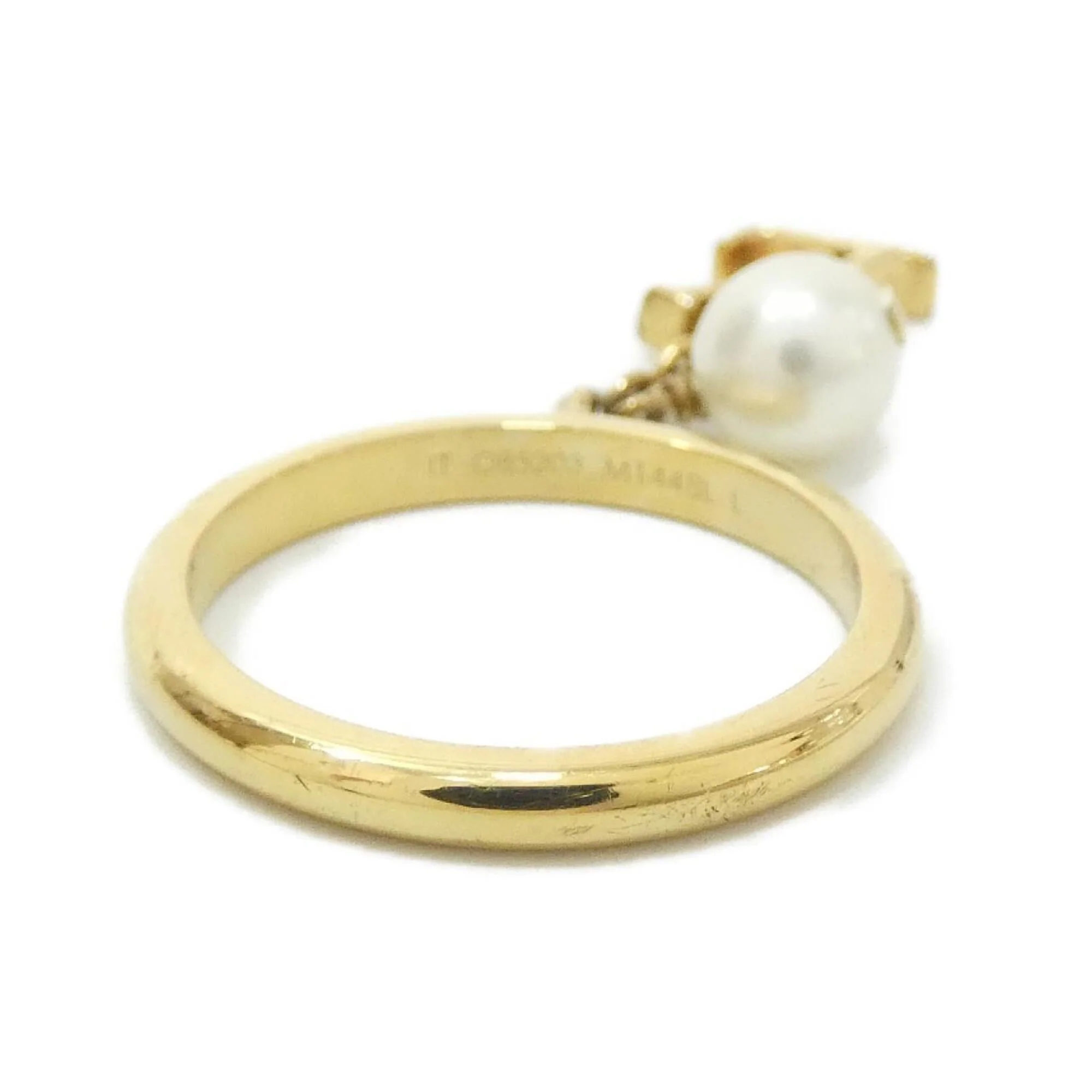 Ring One Band Gold and White - Image 2