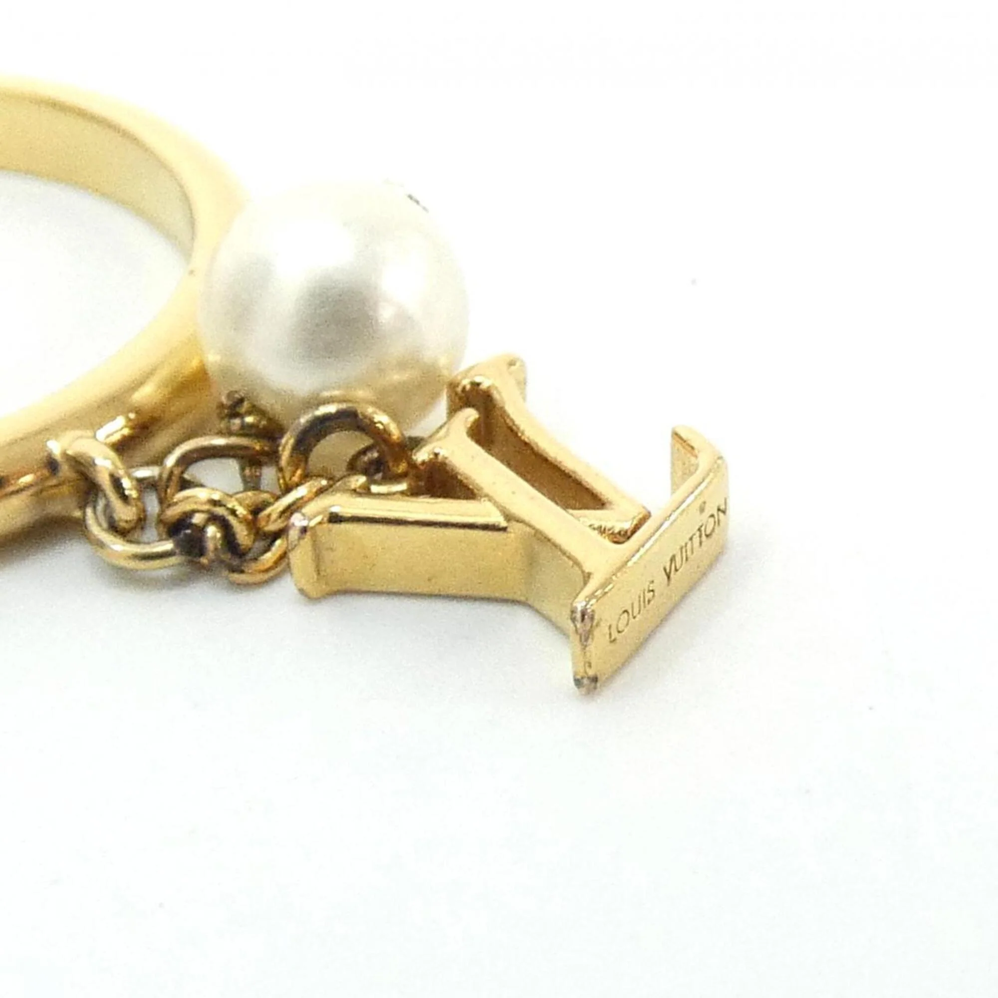 Ring One Band Gold and White - Image 3