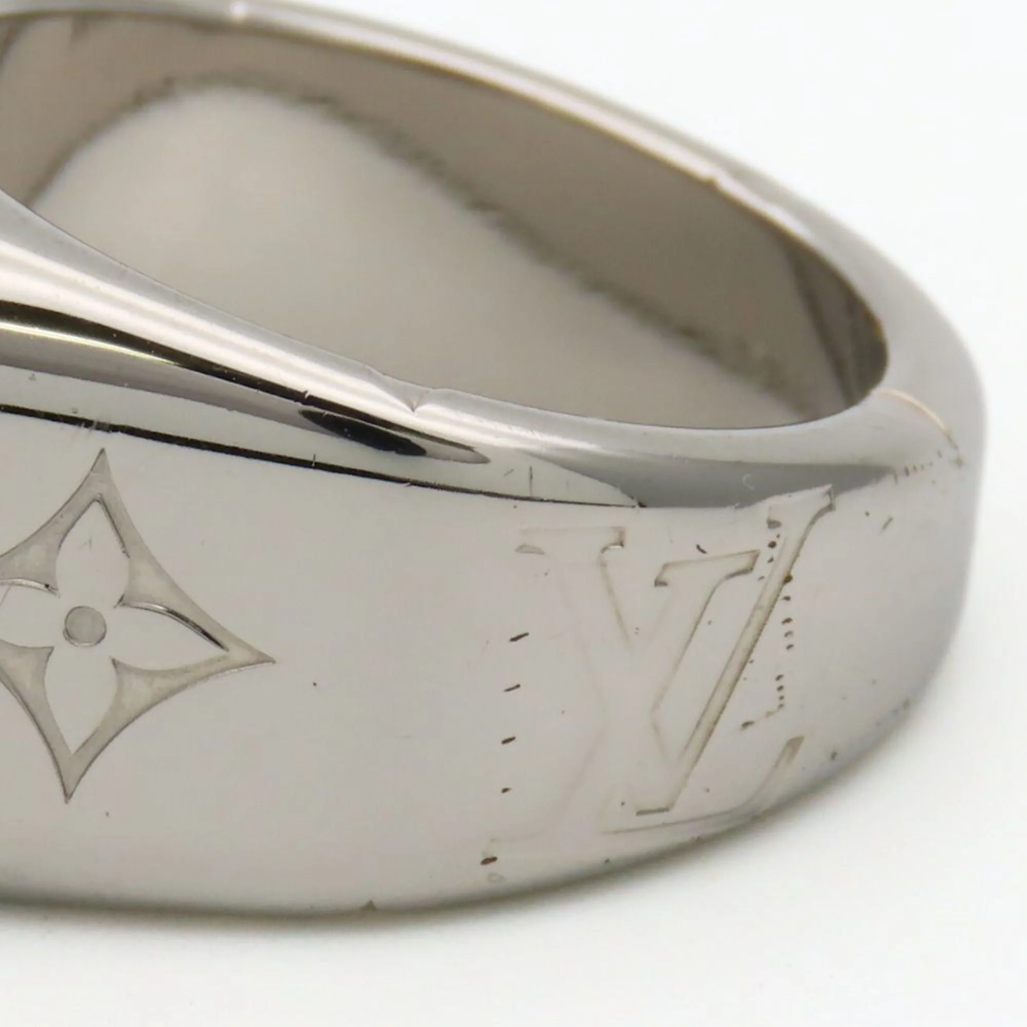 Signet Ring Metal Silver - Image 4