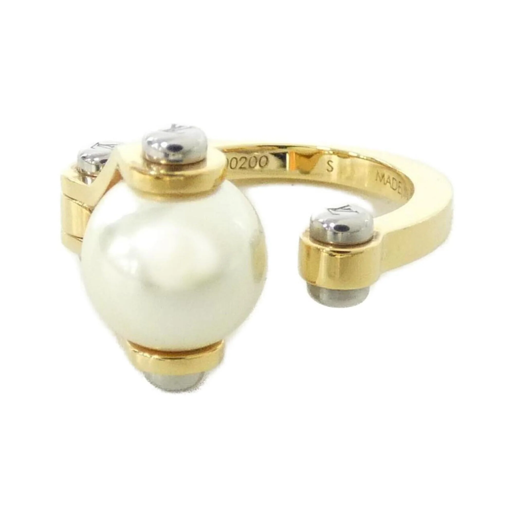Speedy Pearl Small Ring White