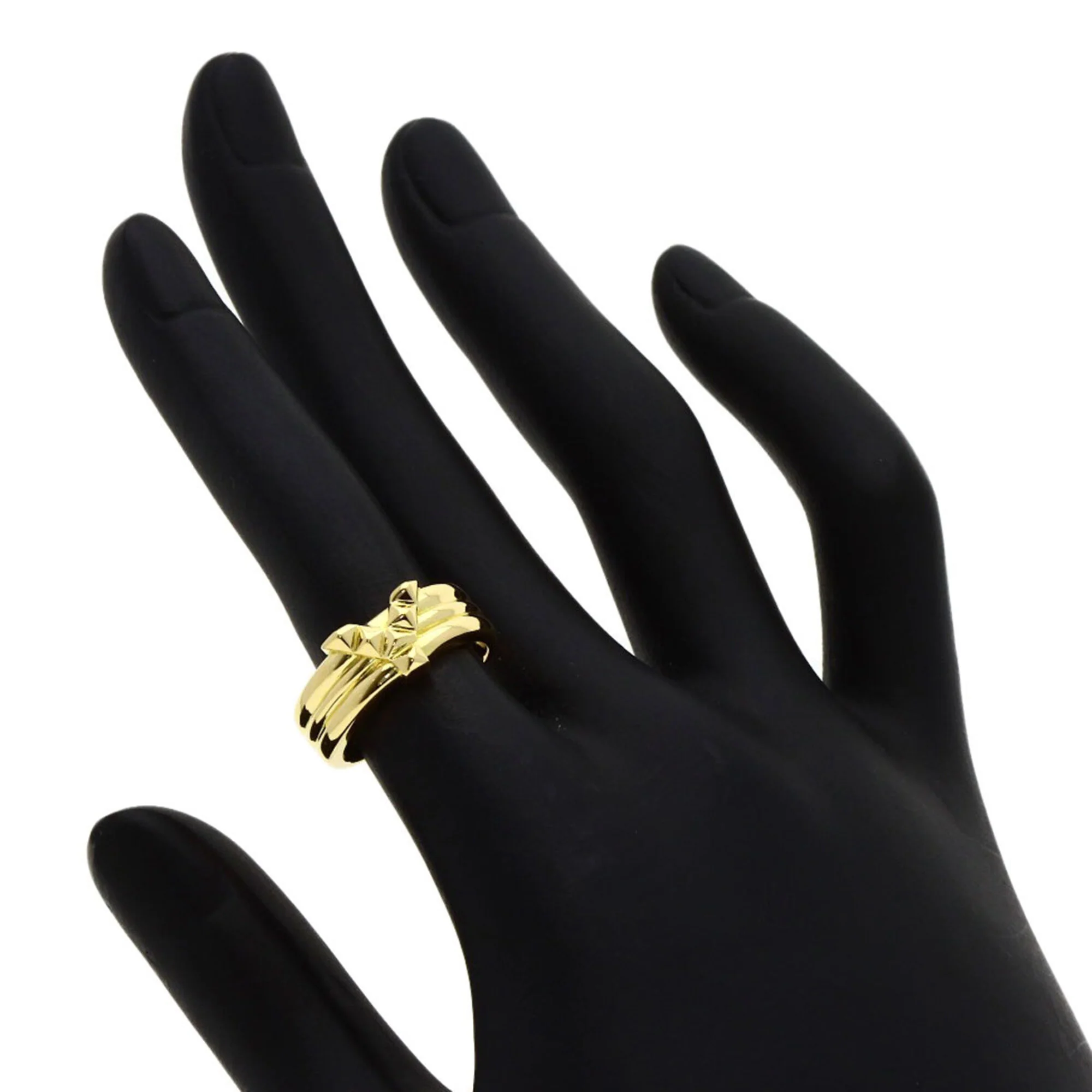 Y Motif Ring 18K Yellow Gold - Image 6