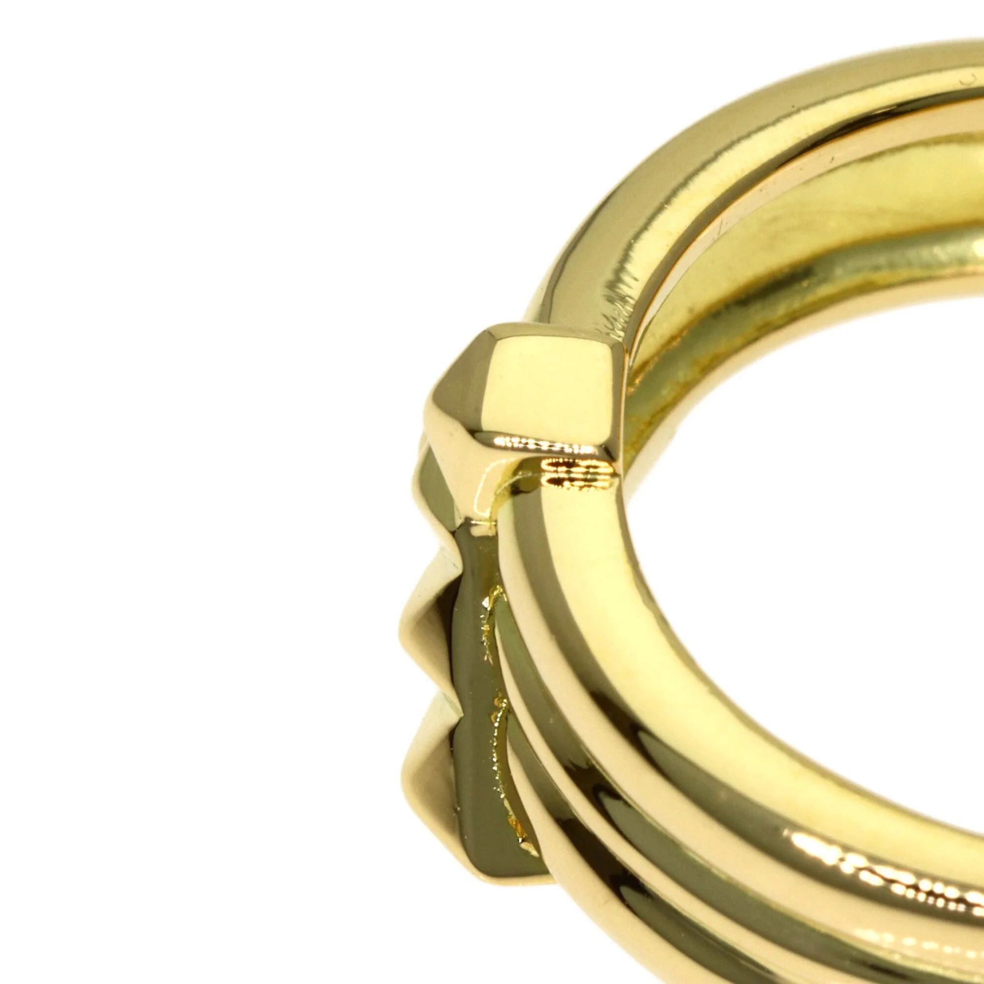 Y Motif Ring 18K Yellow Gold - Image 9