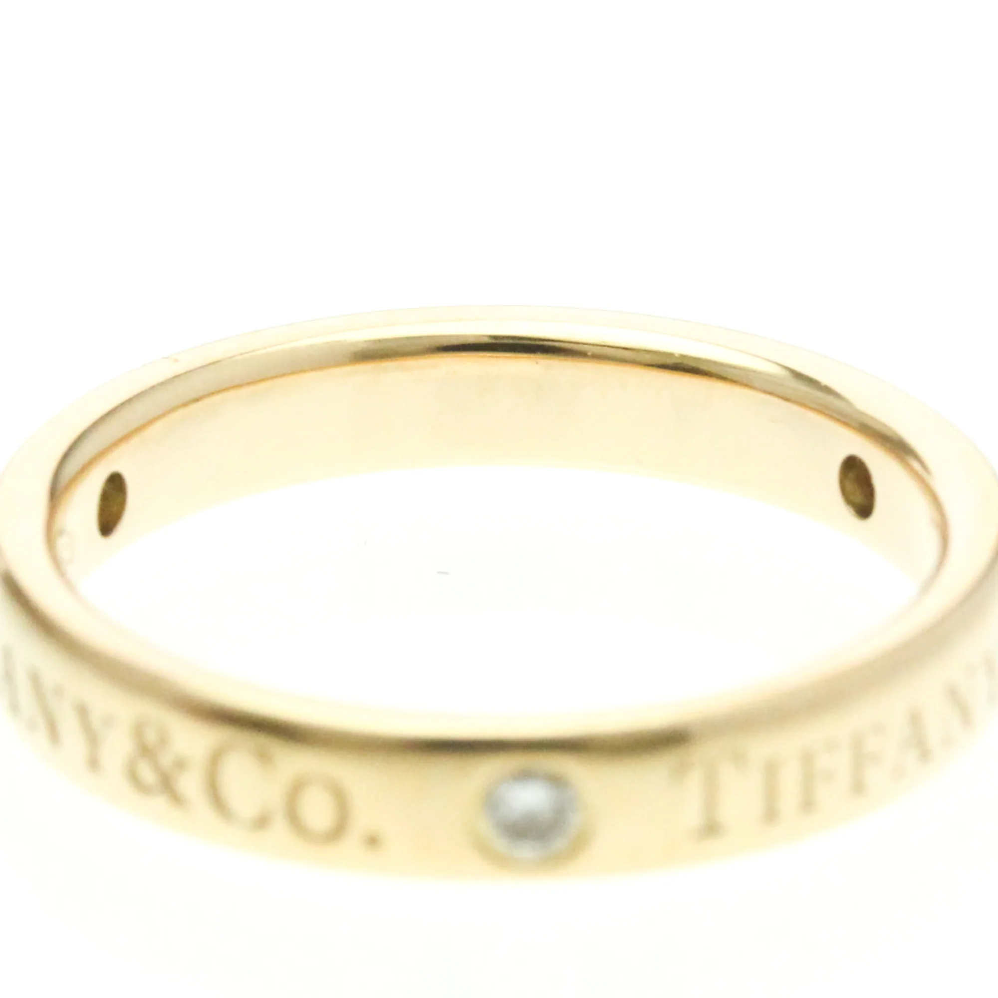 Band Ring 18K Rose Gold With Diamond - Image 7