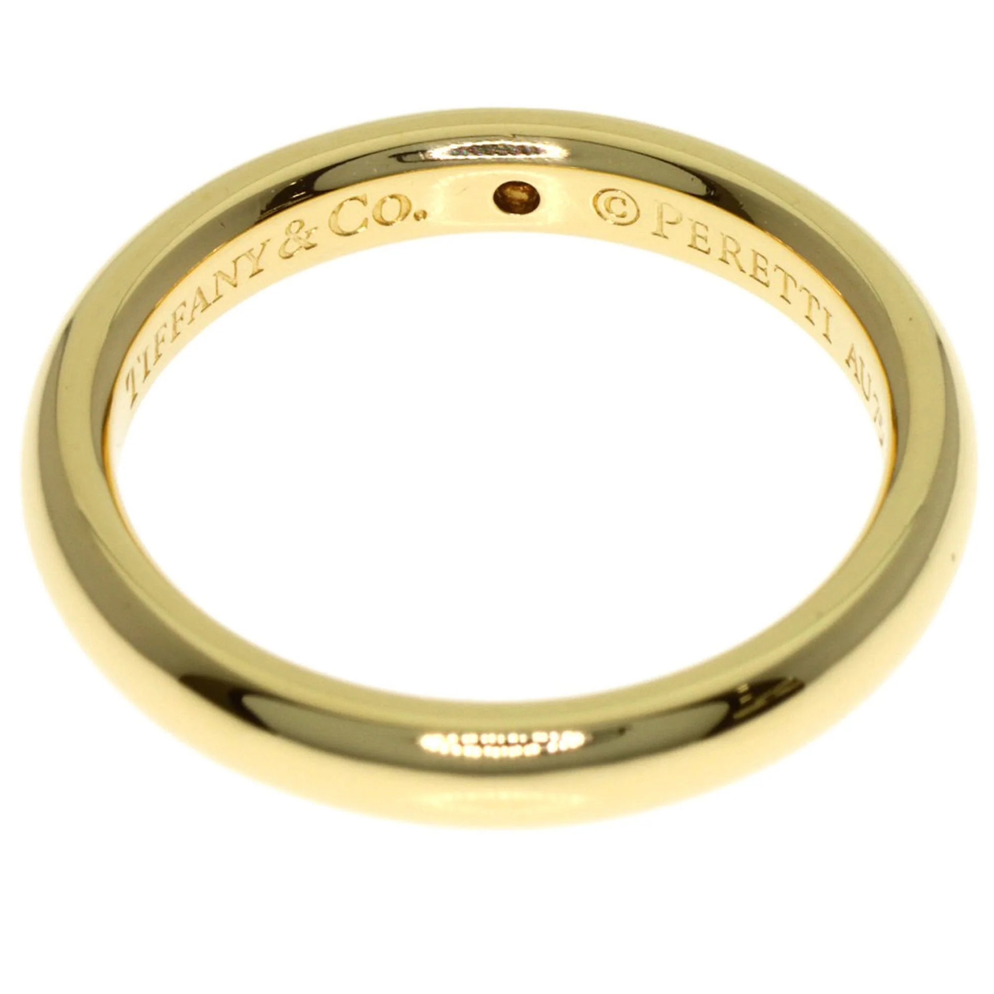 Band Ring 18K Yellow Gold and Diamond - Image 4
