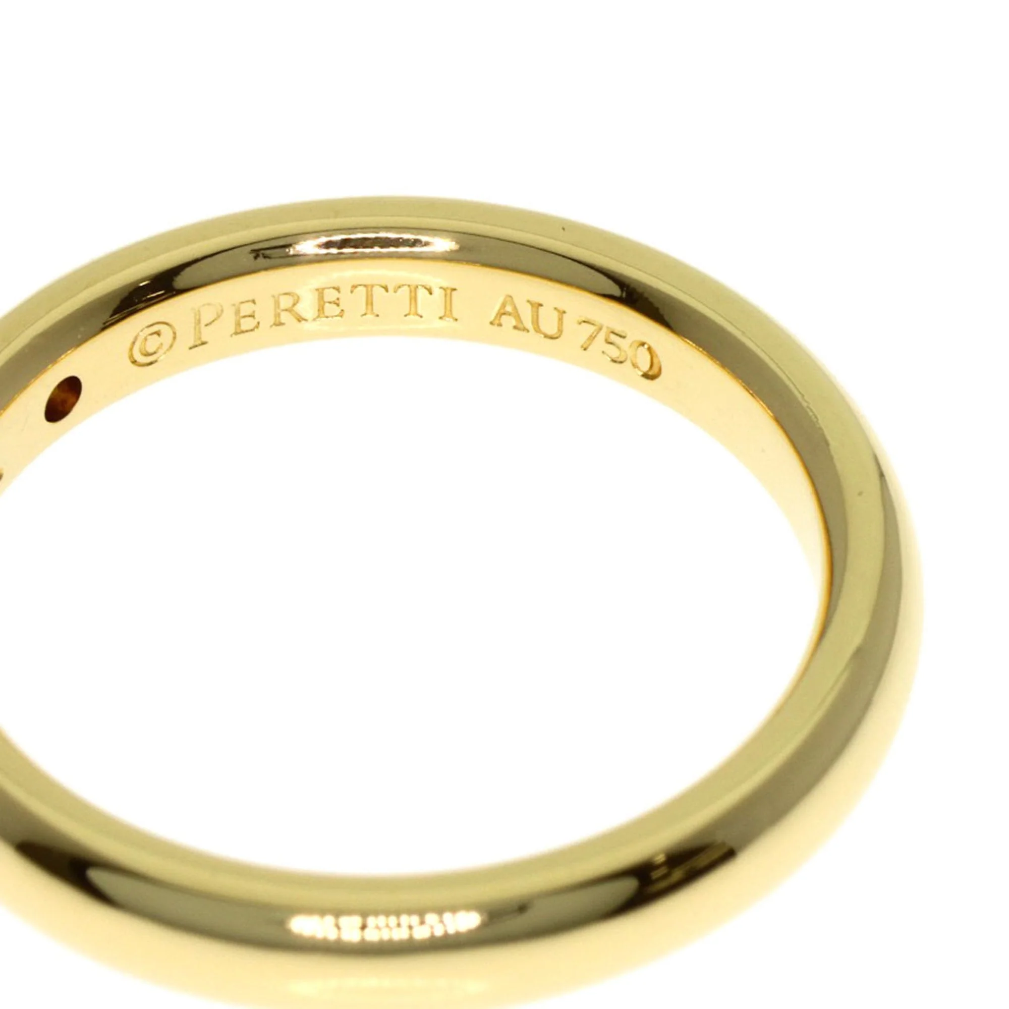 Band Ring 18K Yellow Gold and Diamond - Image 5