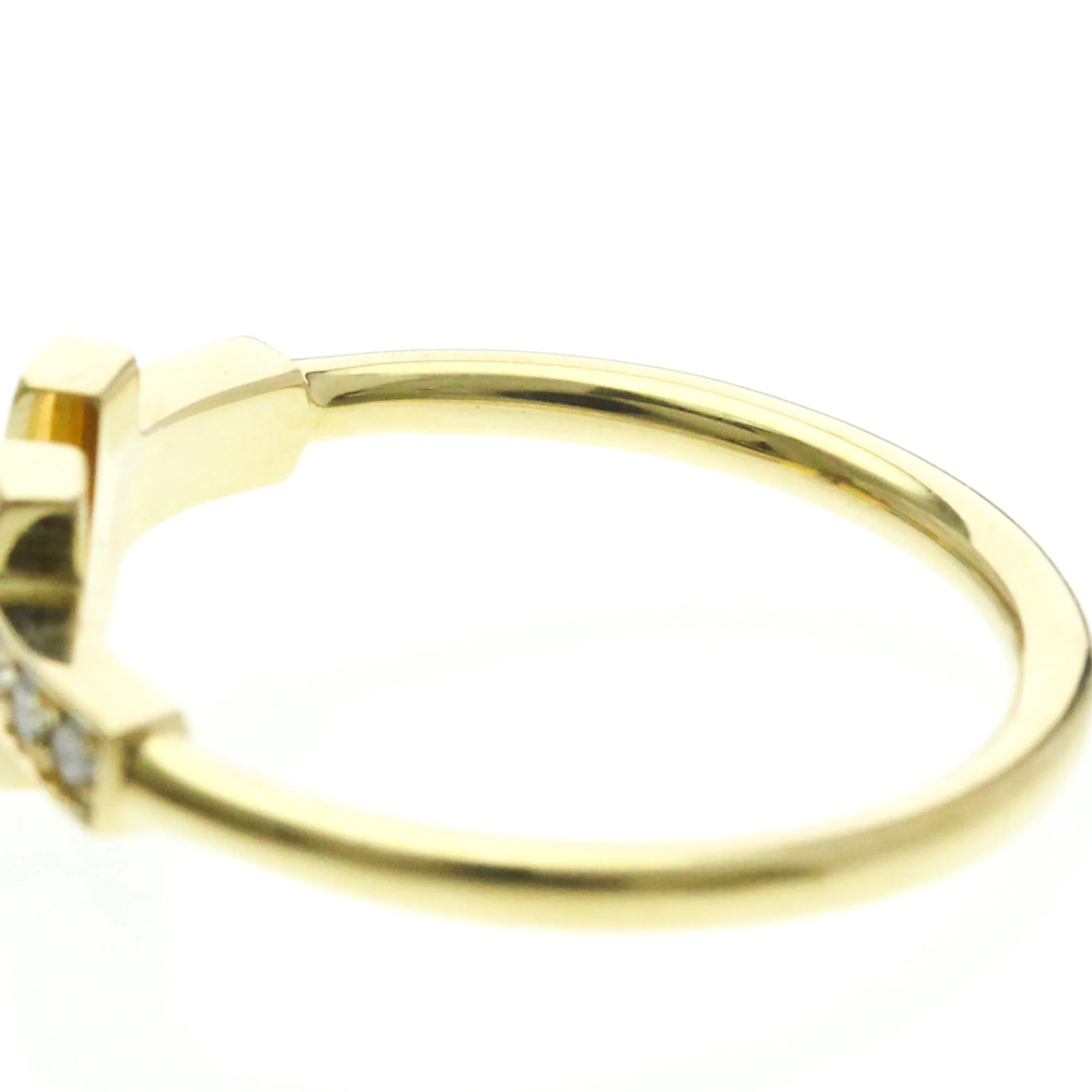 Band Ring 18K Yellow Gold With Diamond - Image 6
