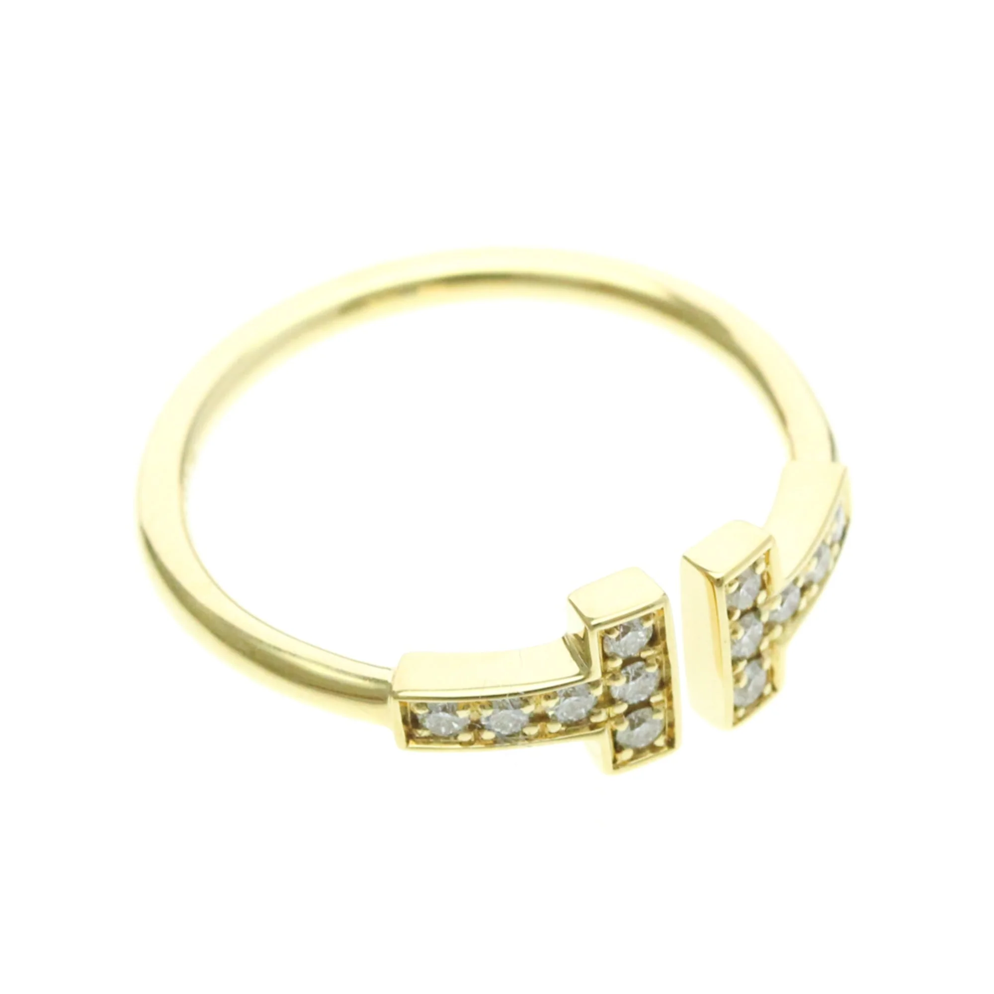 Band Ring 18K Yellow Gold With Diamond - Image 9