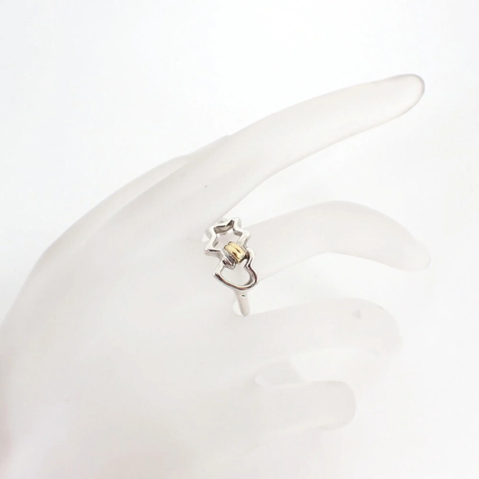 Band Ring Sterling Silver and 18K Yellow Gold - Image 6