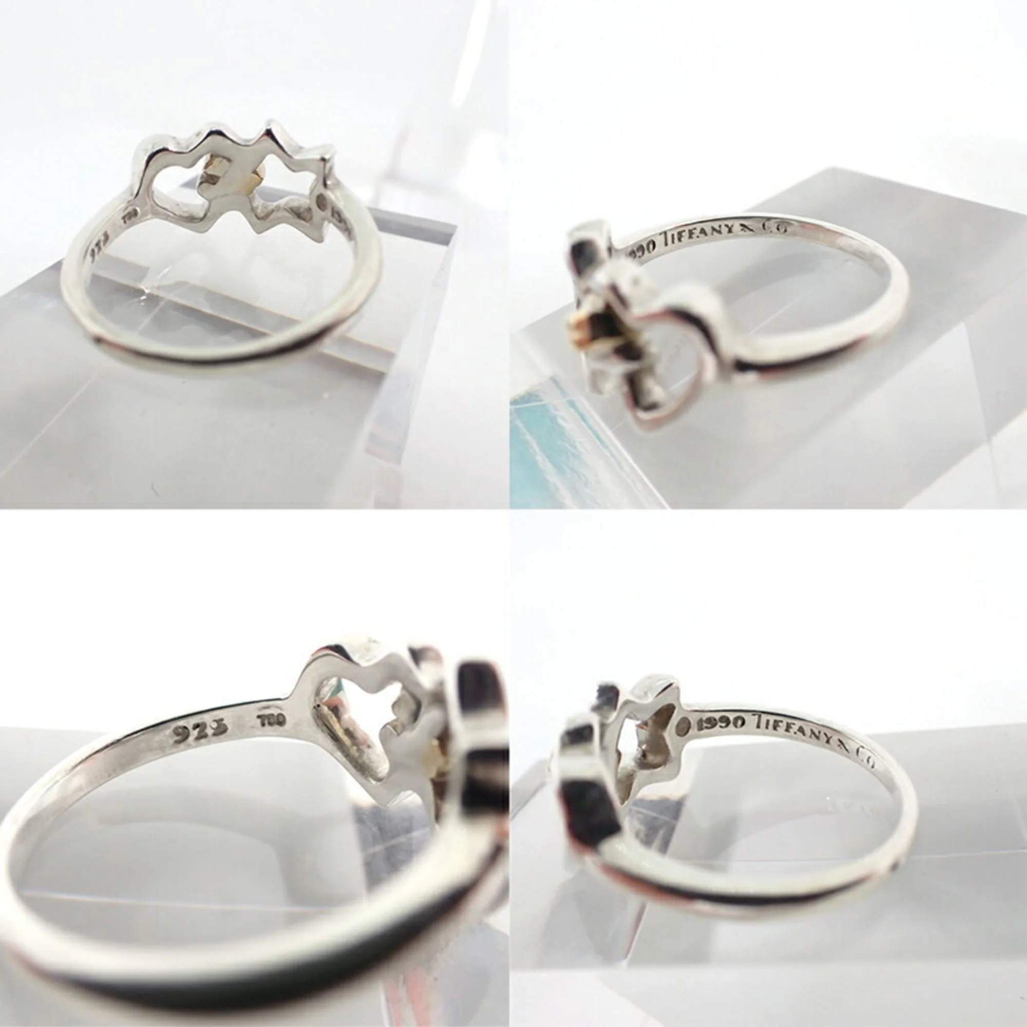 Band Ring Sterling Silver and 18K Yellow Gold - Image 9