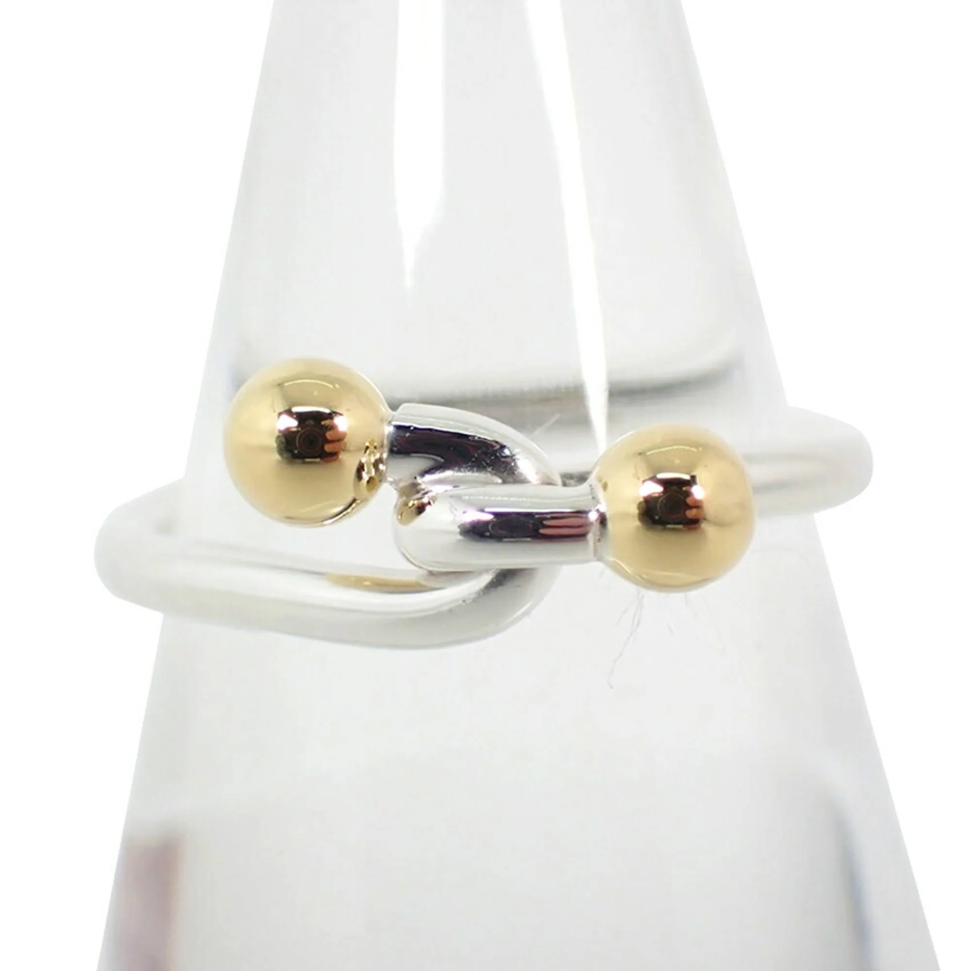 Band Ring Sterling Silver and 18K Yellow Gold