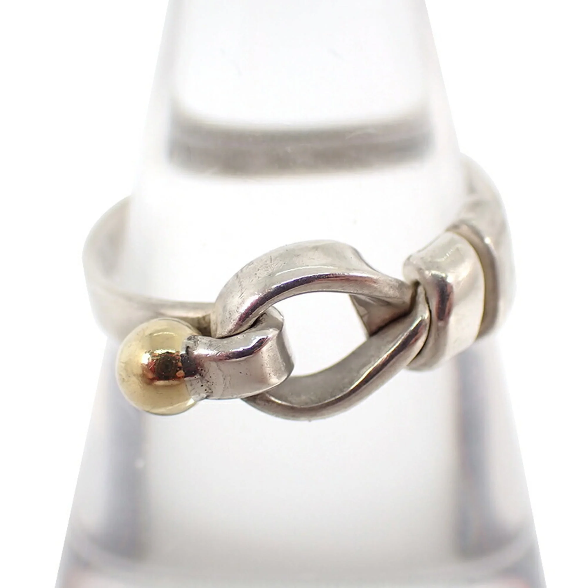 Band Ring Sterling Silver and 18K Yellow Gold - Image 2
