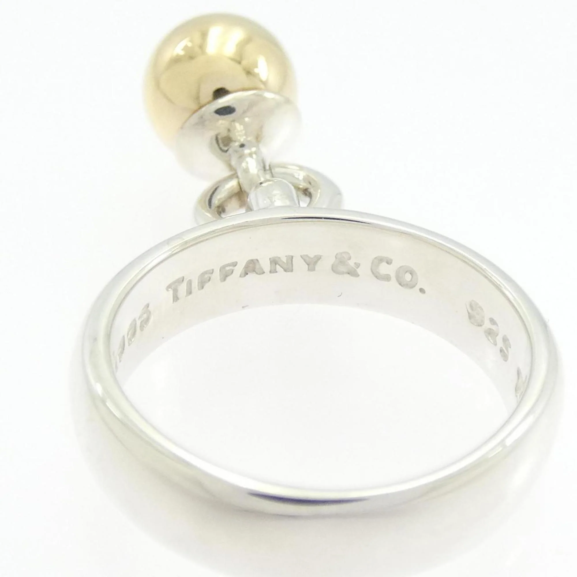 Band Ring Sterling Silver and 18K Yellow Gold - Image 4