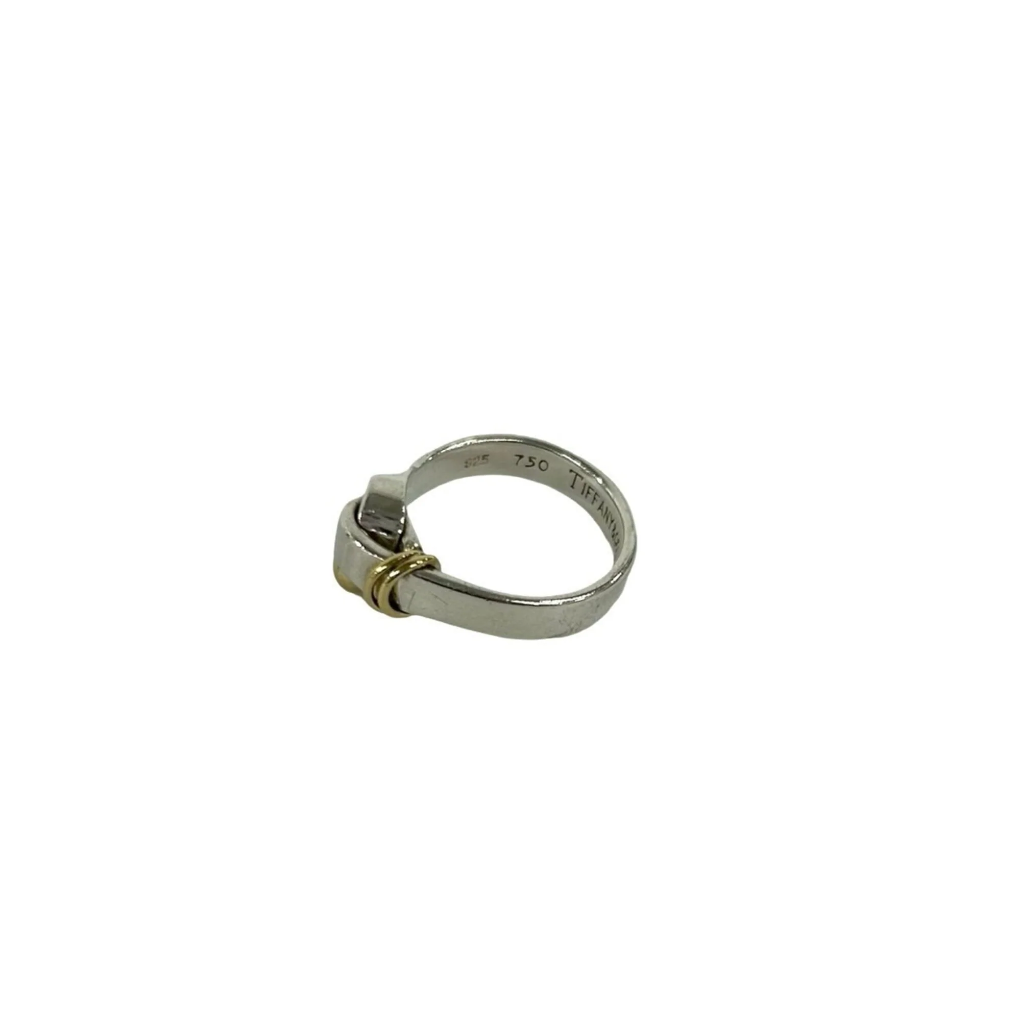 Band Ring Sterling Silver and 18K Yellow Gold - Image 5