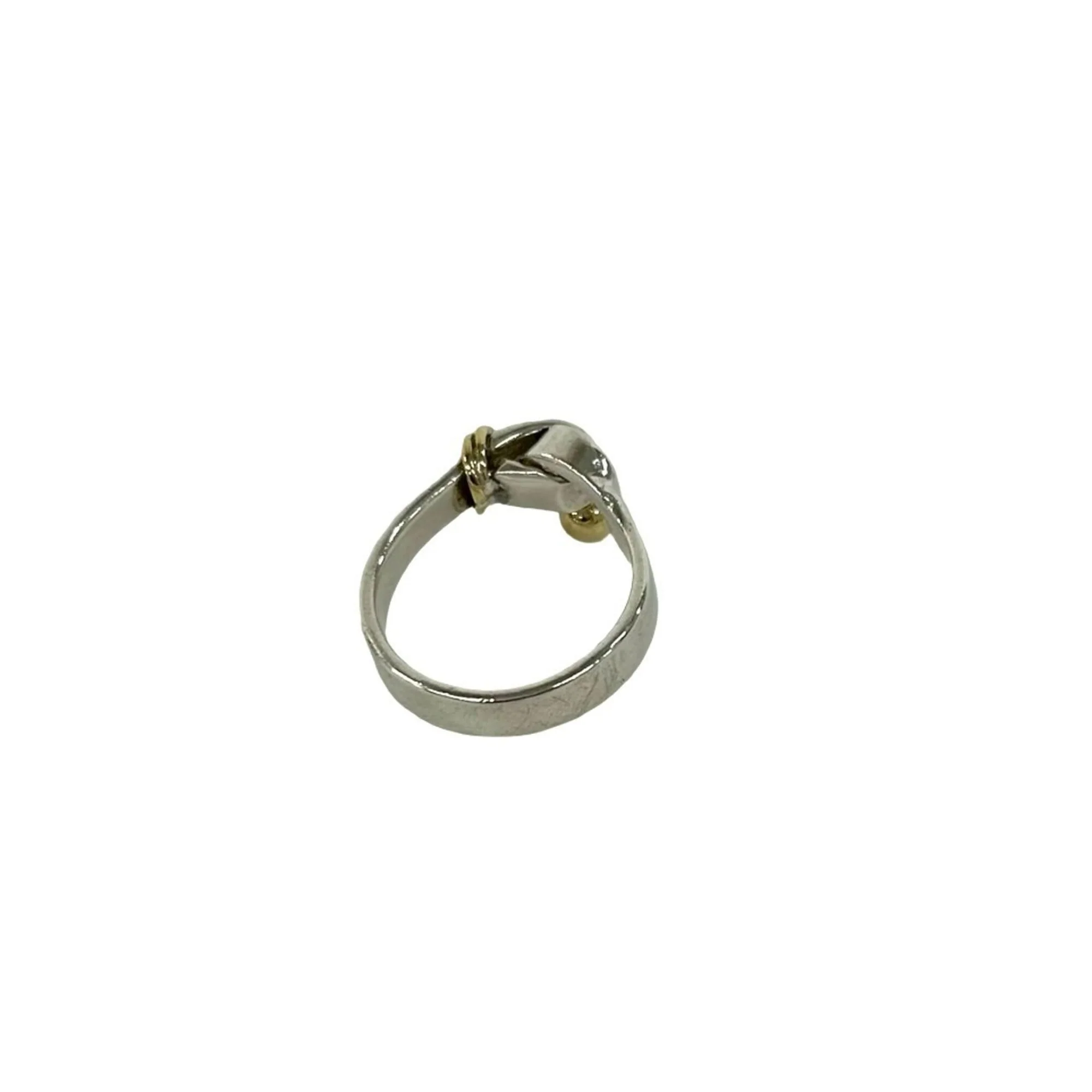 Band Ring Sterling Silver and 18K Yellow Gold - Image 7
