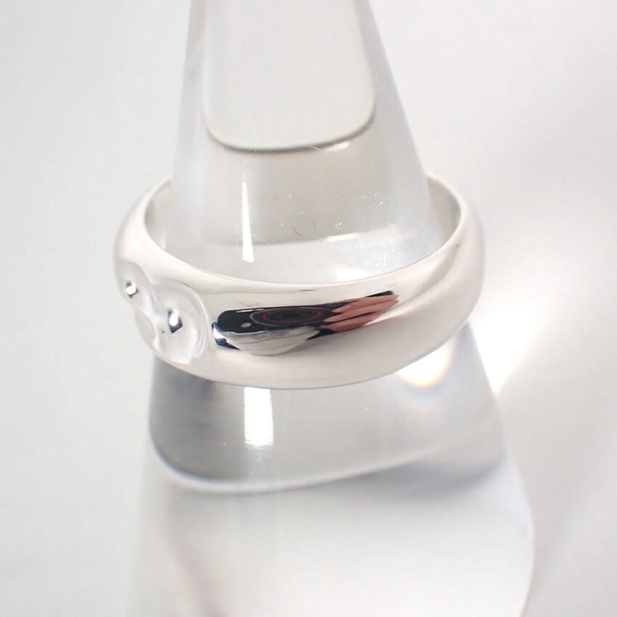Carved Heart Ring Sterling Silver - Image 4