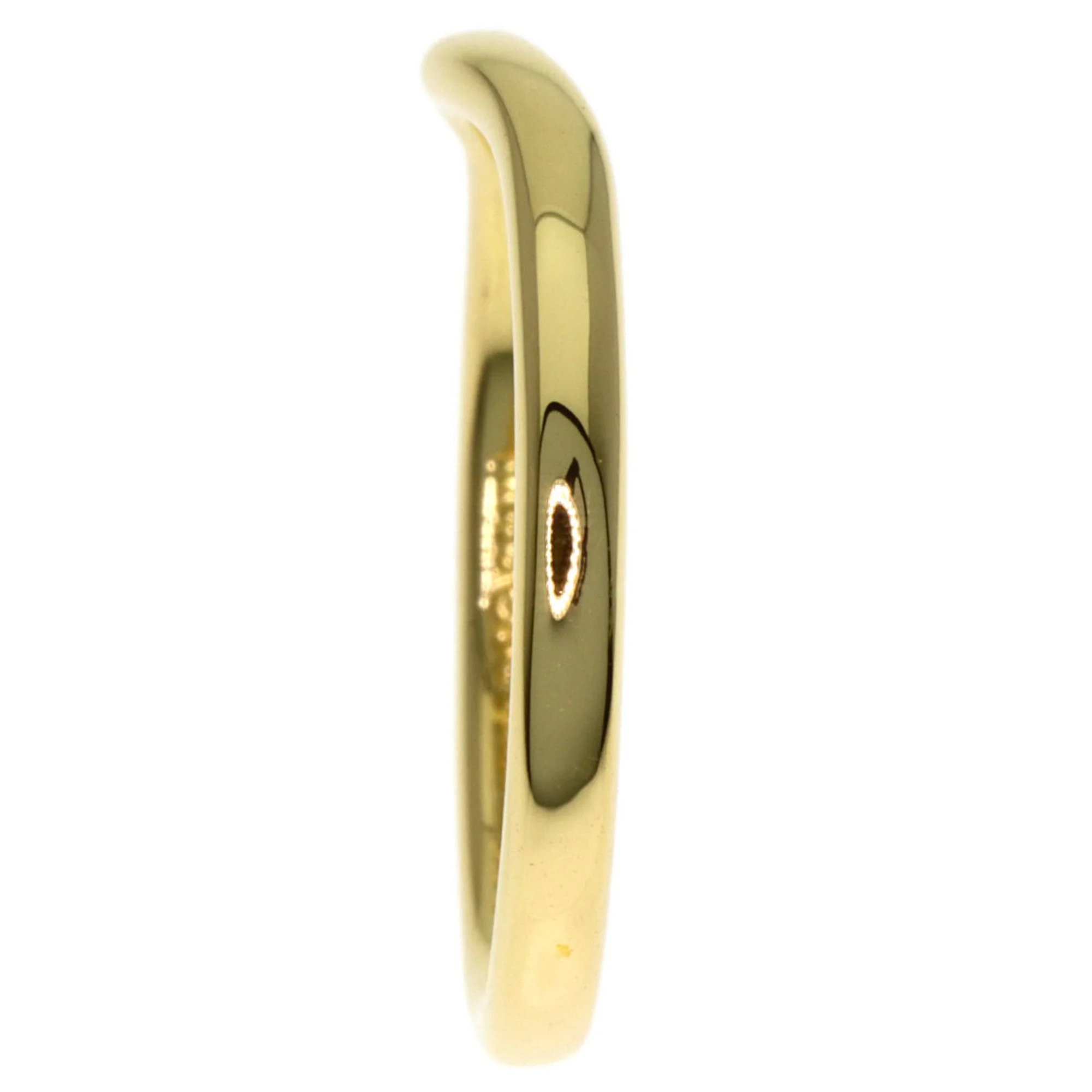 Curved Band Ring 18K Yellow Gold - Image 3