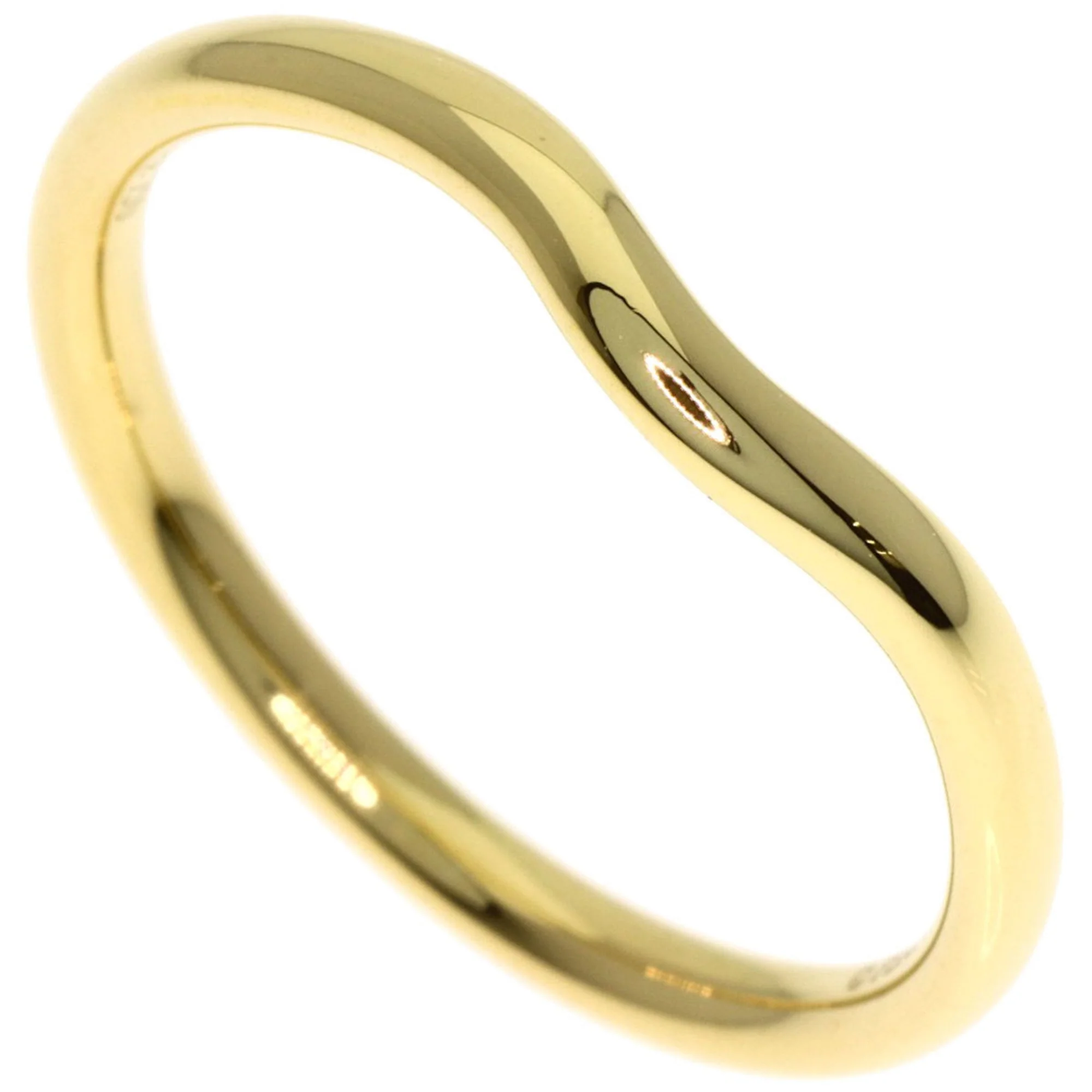 Curved Band Ring 18K Yellow Gold