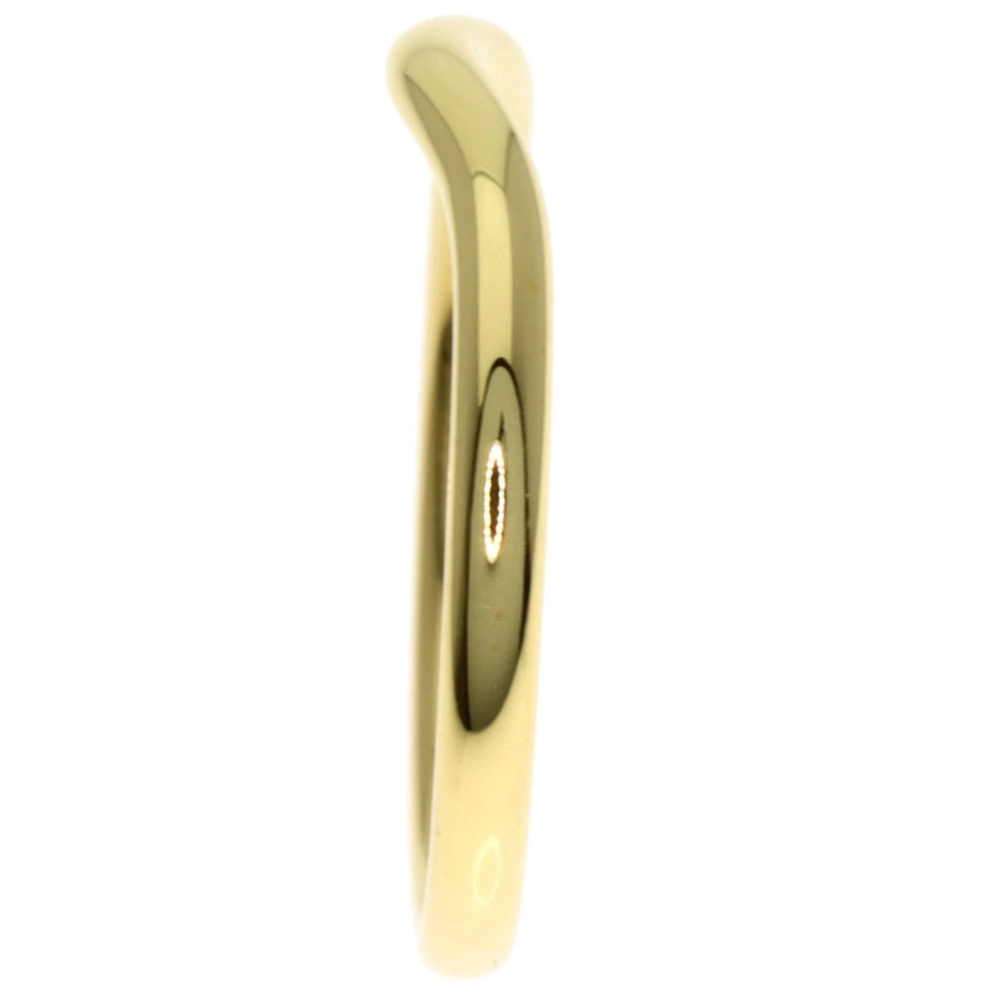 Curved Band Ring 18K Yellow Gold - Image 3