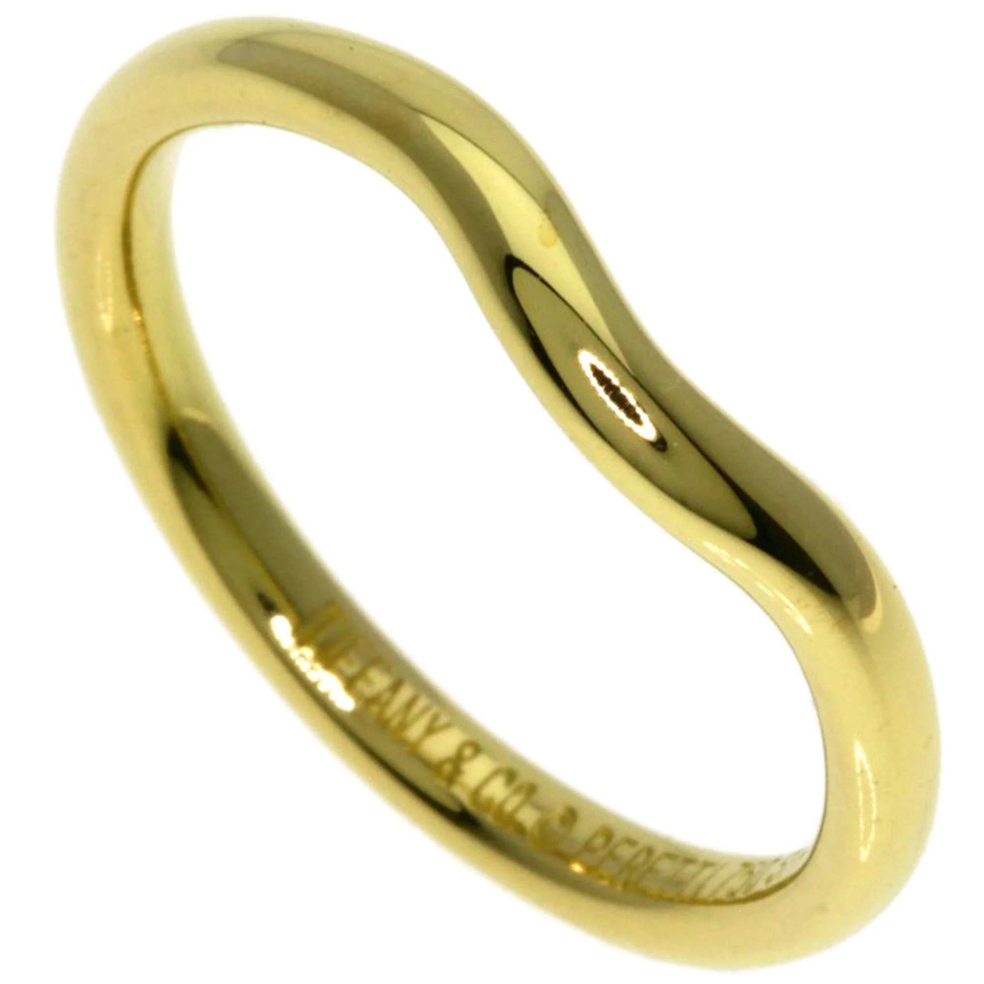 Curved Band Ring 18K Yellow Gold