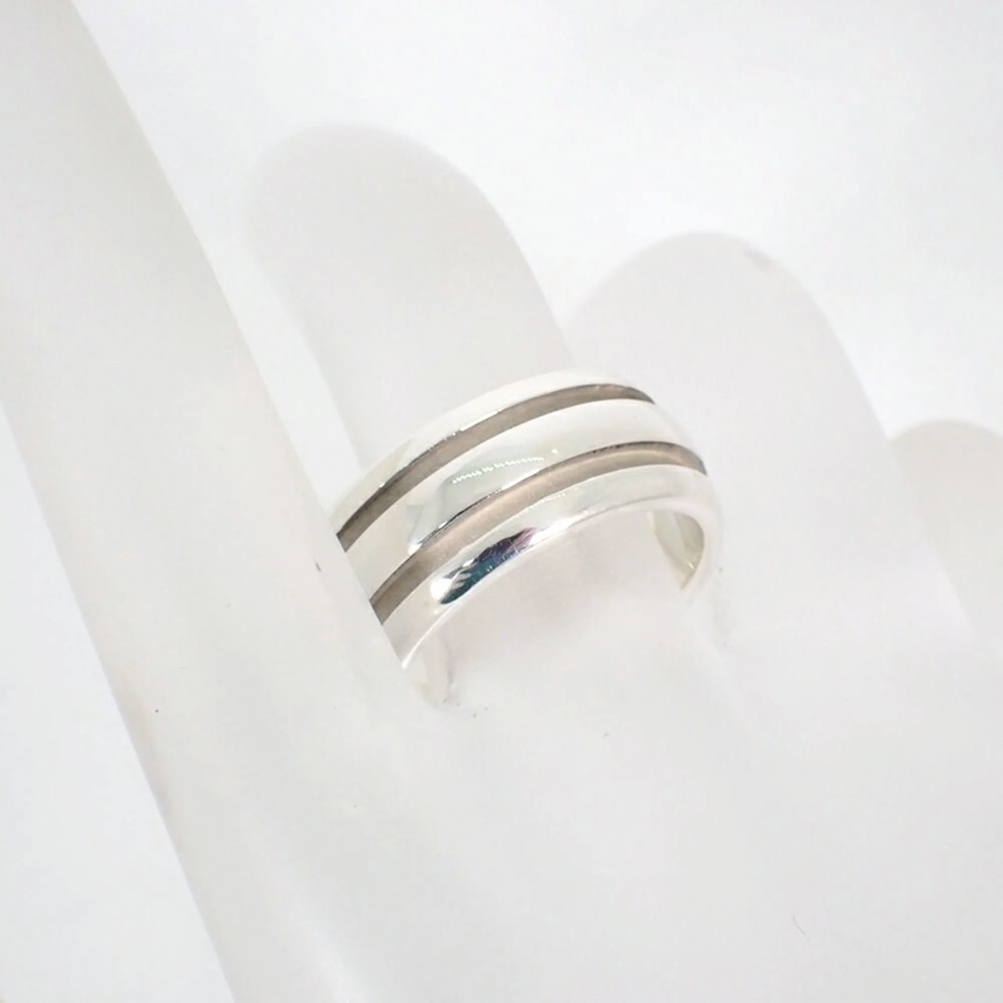 Double Line Ring Sterling Silver - Image 6