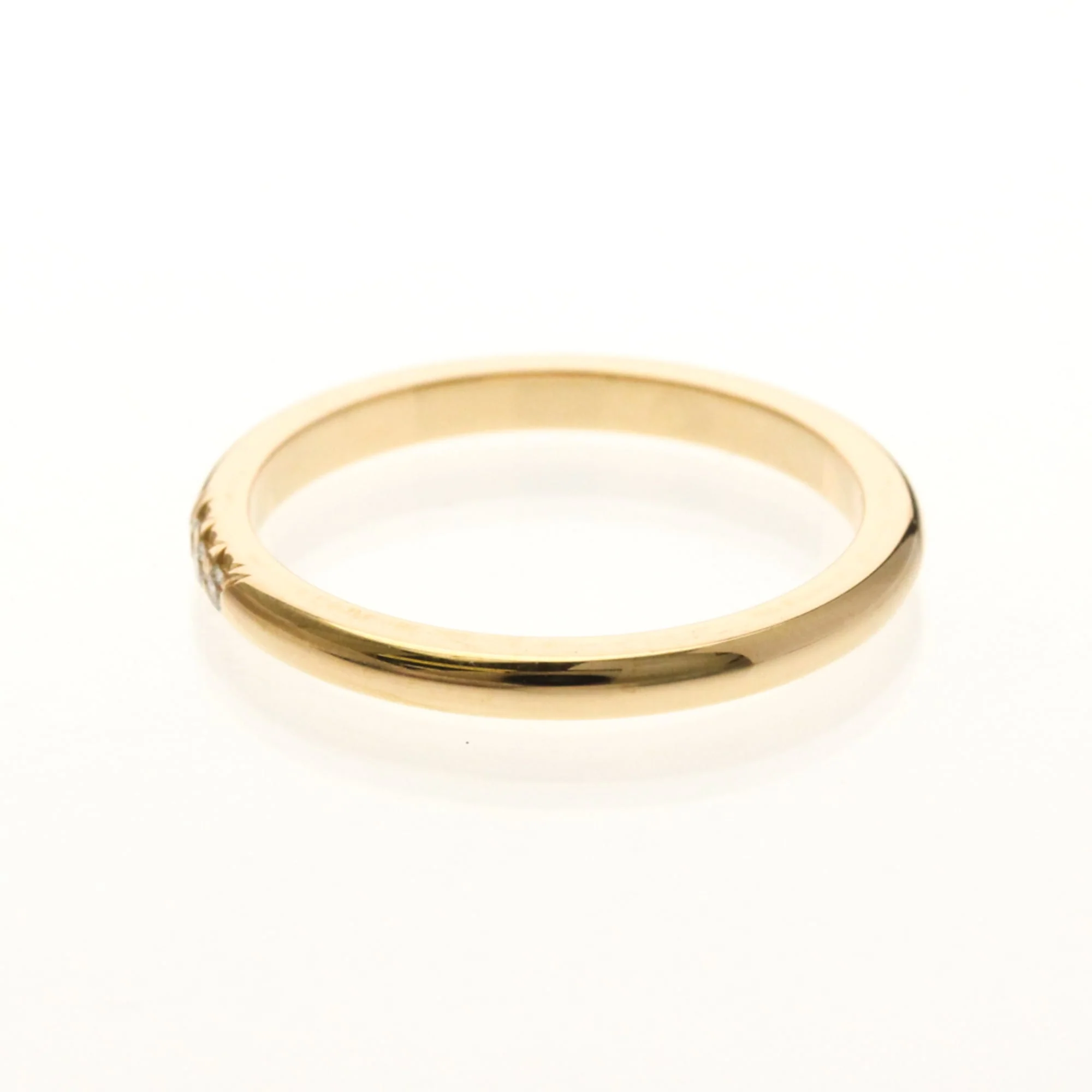 Forever Band Ring 18K Rose Gold with Diamond - Image 2