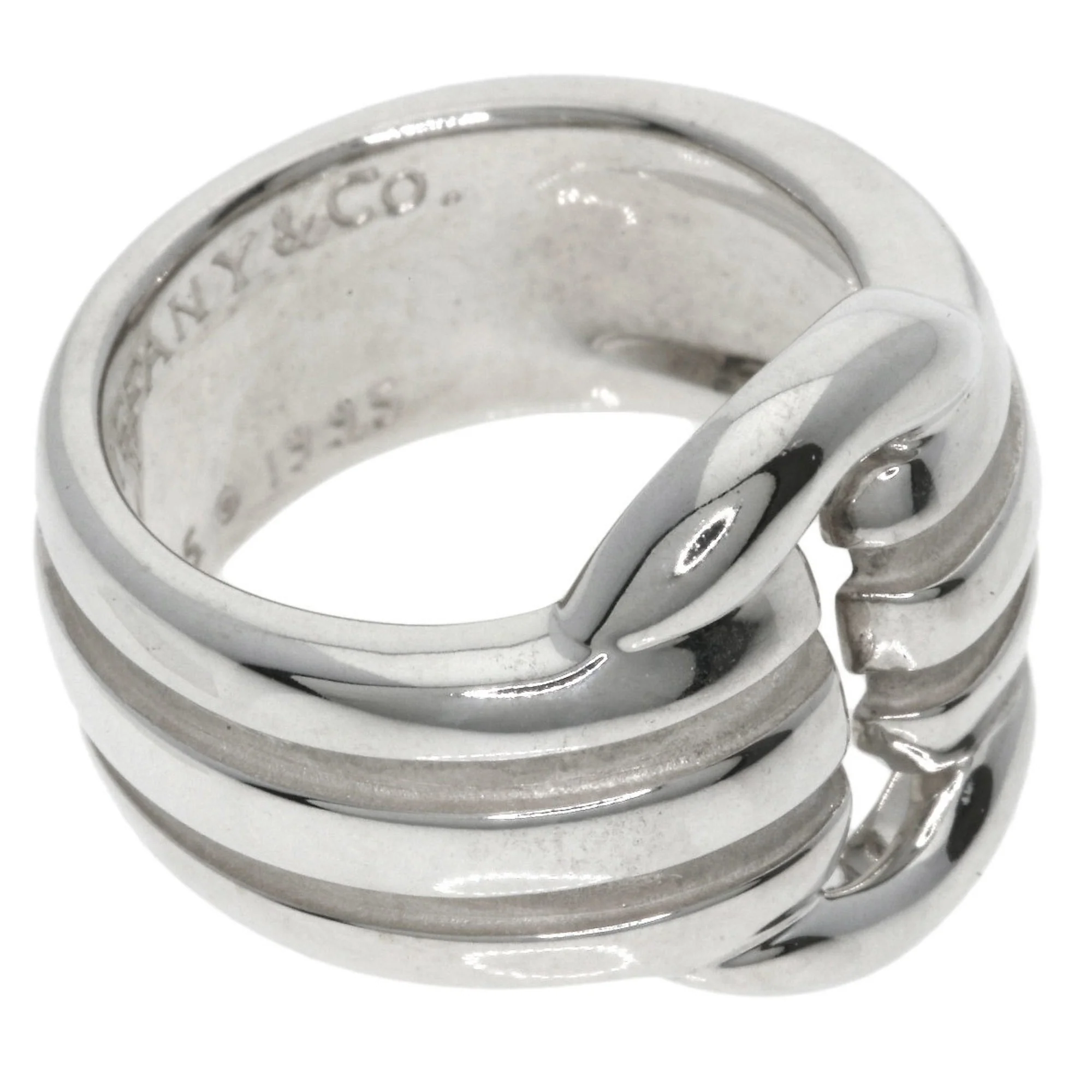 Grooved Circle Ring Sterling Silver - Image 7