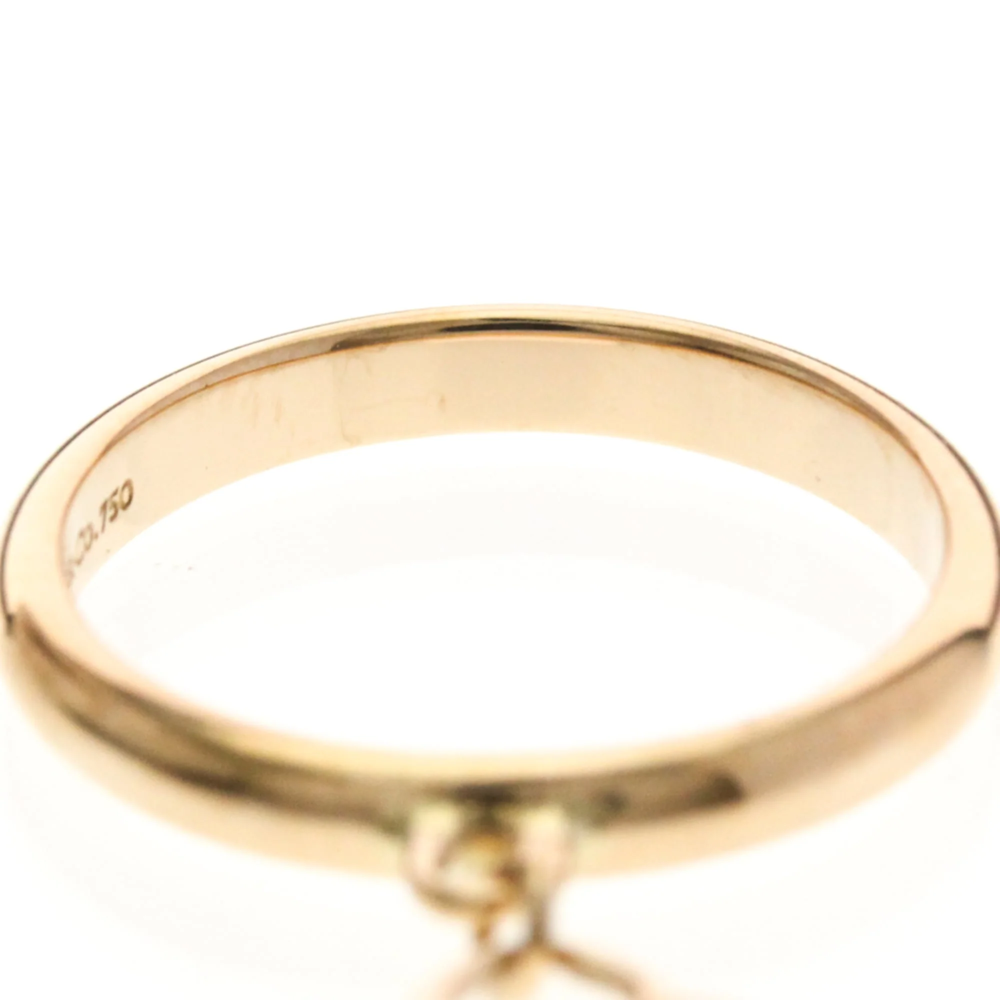 Heart Lock Ring 18K Rose Gold - Image 6