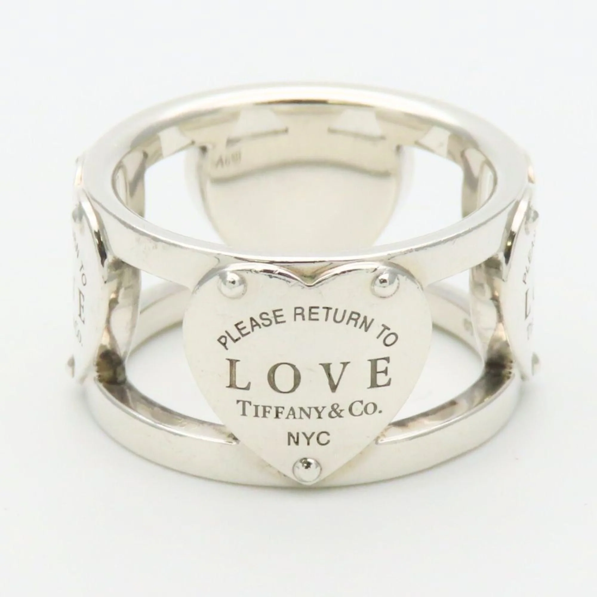 Heart Wide Ring Sterling Silver - Image 3